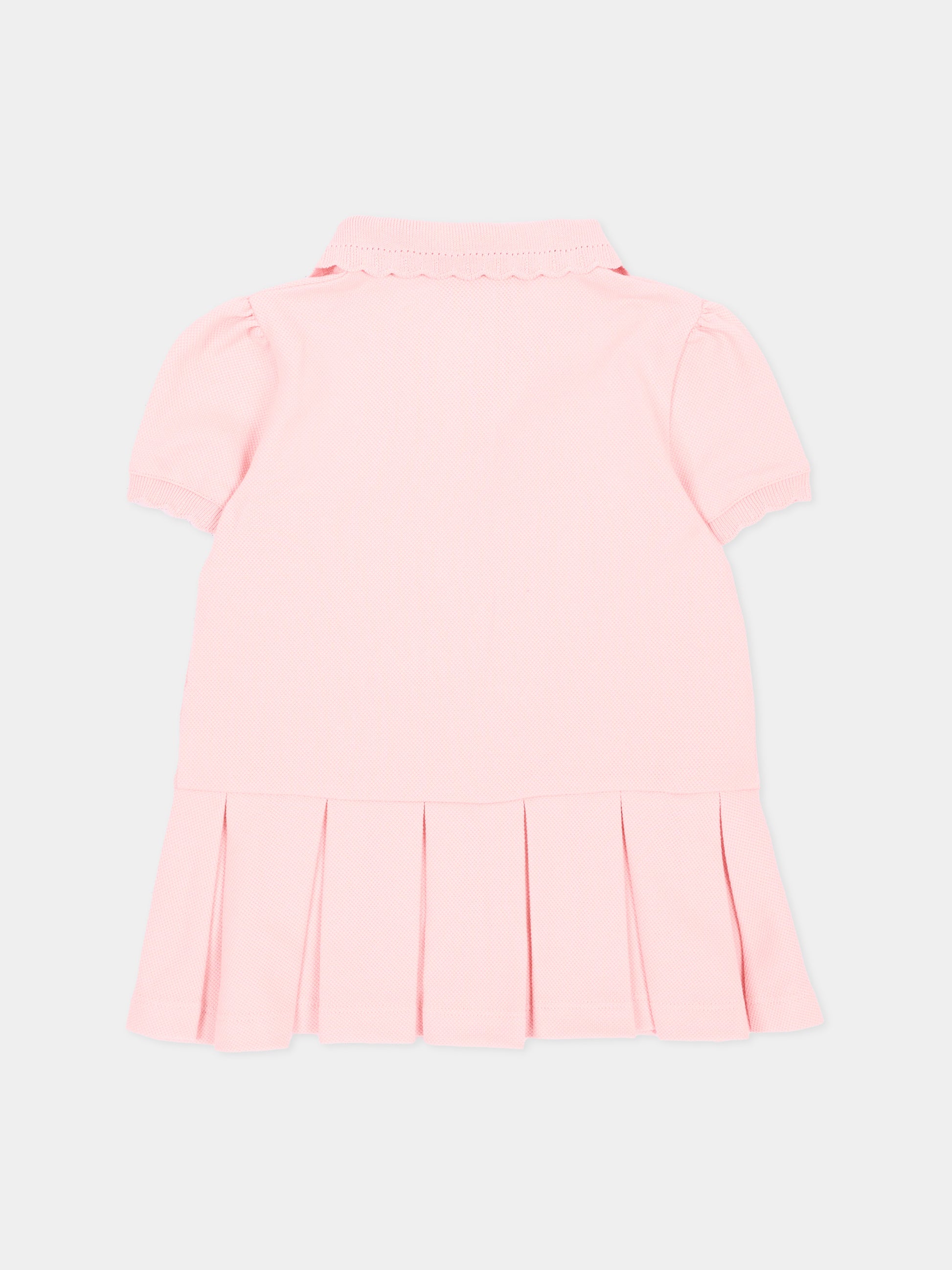 Vestito rosa per neonata con logo,Givenchy Kids,H31301 46G