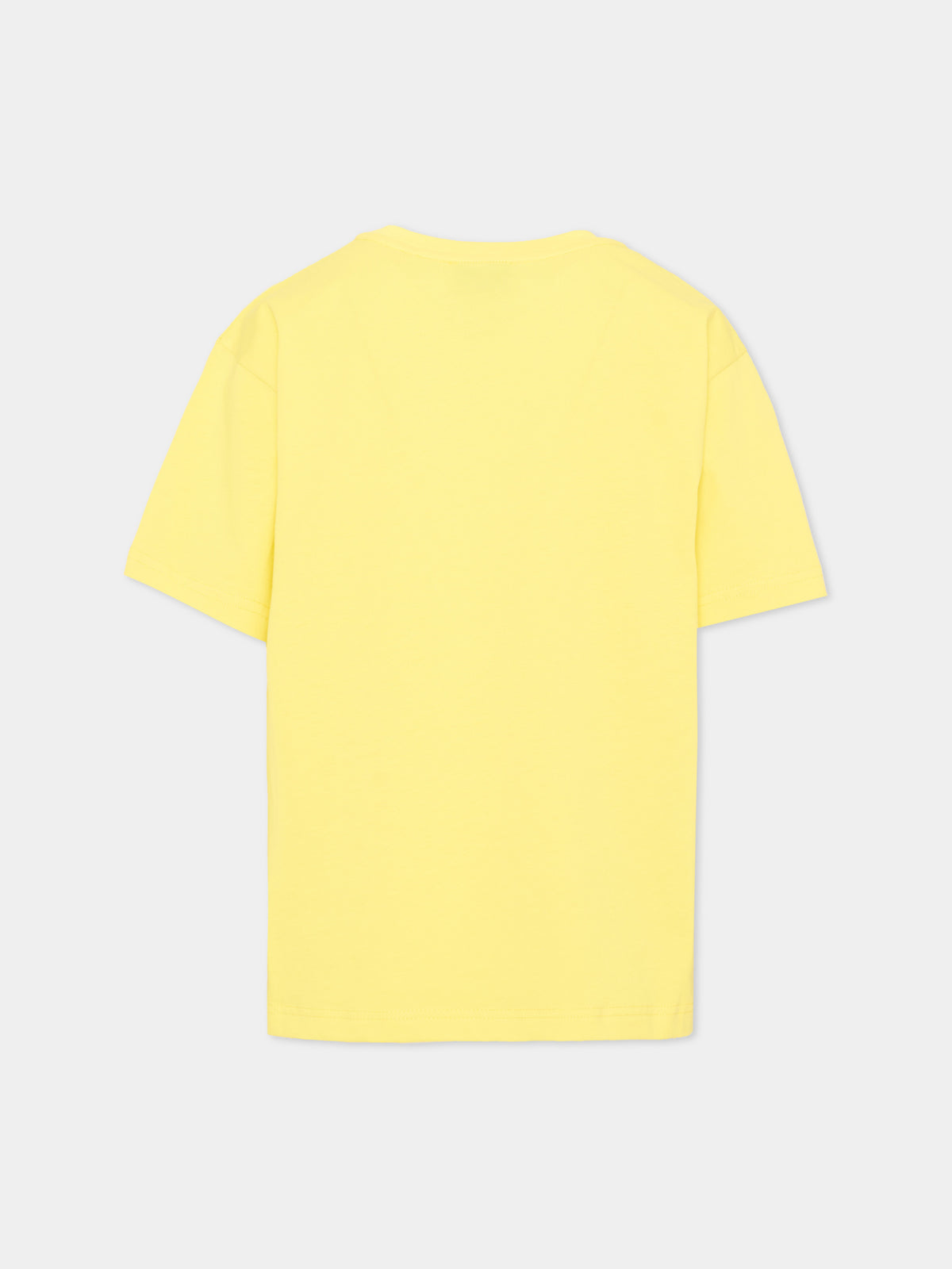 T-Shirt gialla per bambini con logo,Givenchy Kids,H31345 508