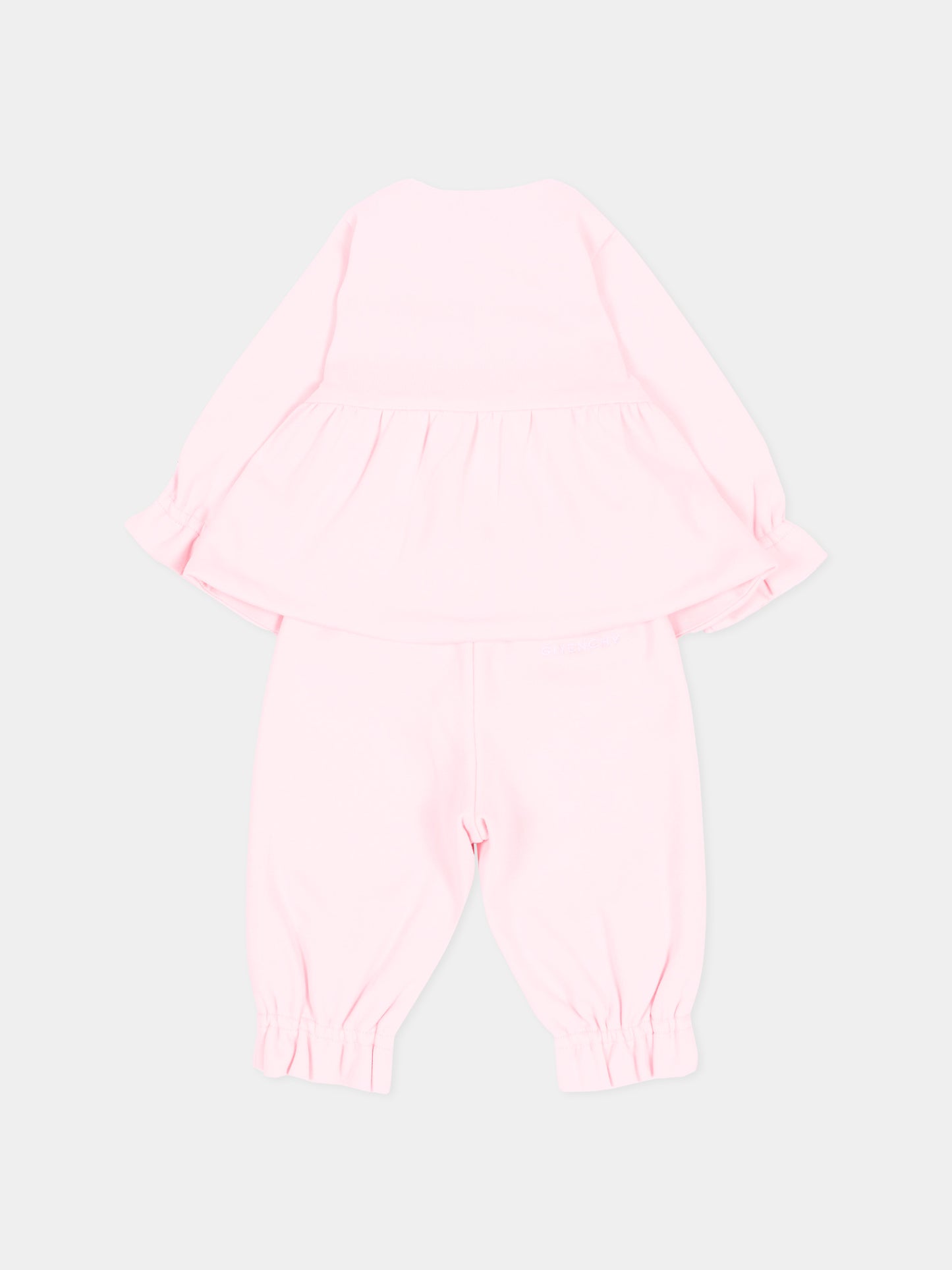 Completo nascita rosa per neonata,Givenchy Kids,H31541 44Z