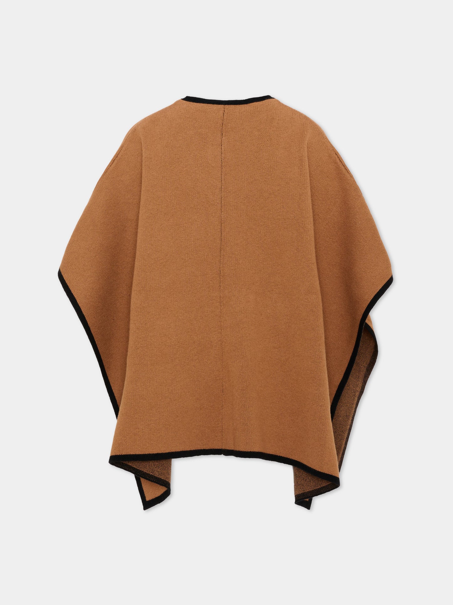 Cappa cammello per bambina in maglia con logo,Chloé Kids,C21272 31F