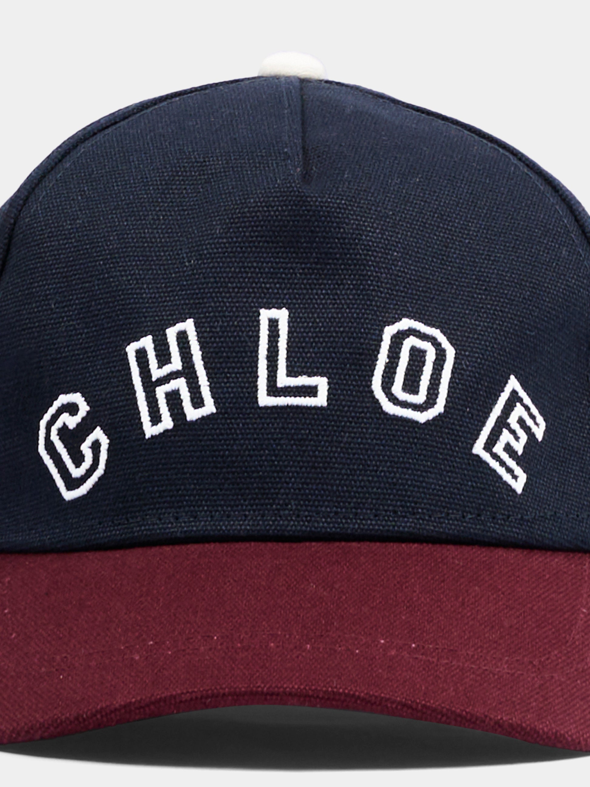 Cappello blu per bambina con logo,Chloé Kids,C21310 859