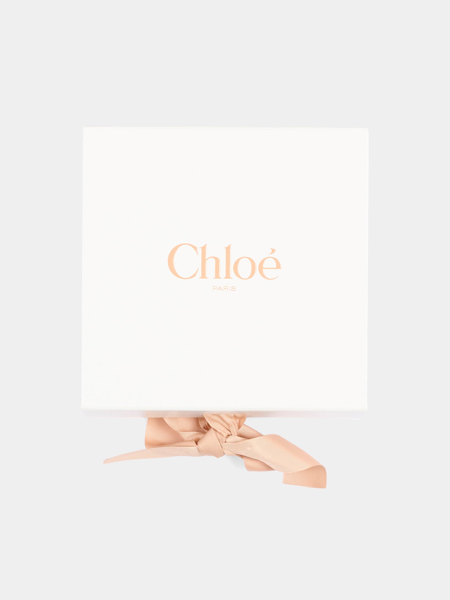 Coperta beige per neonata con logo,Chloé Kids,C21384 20E