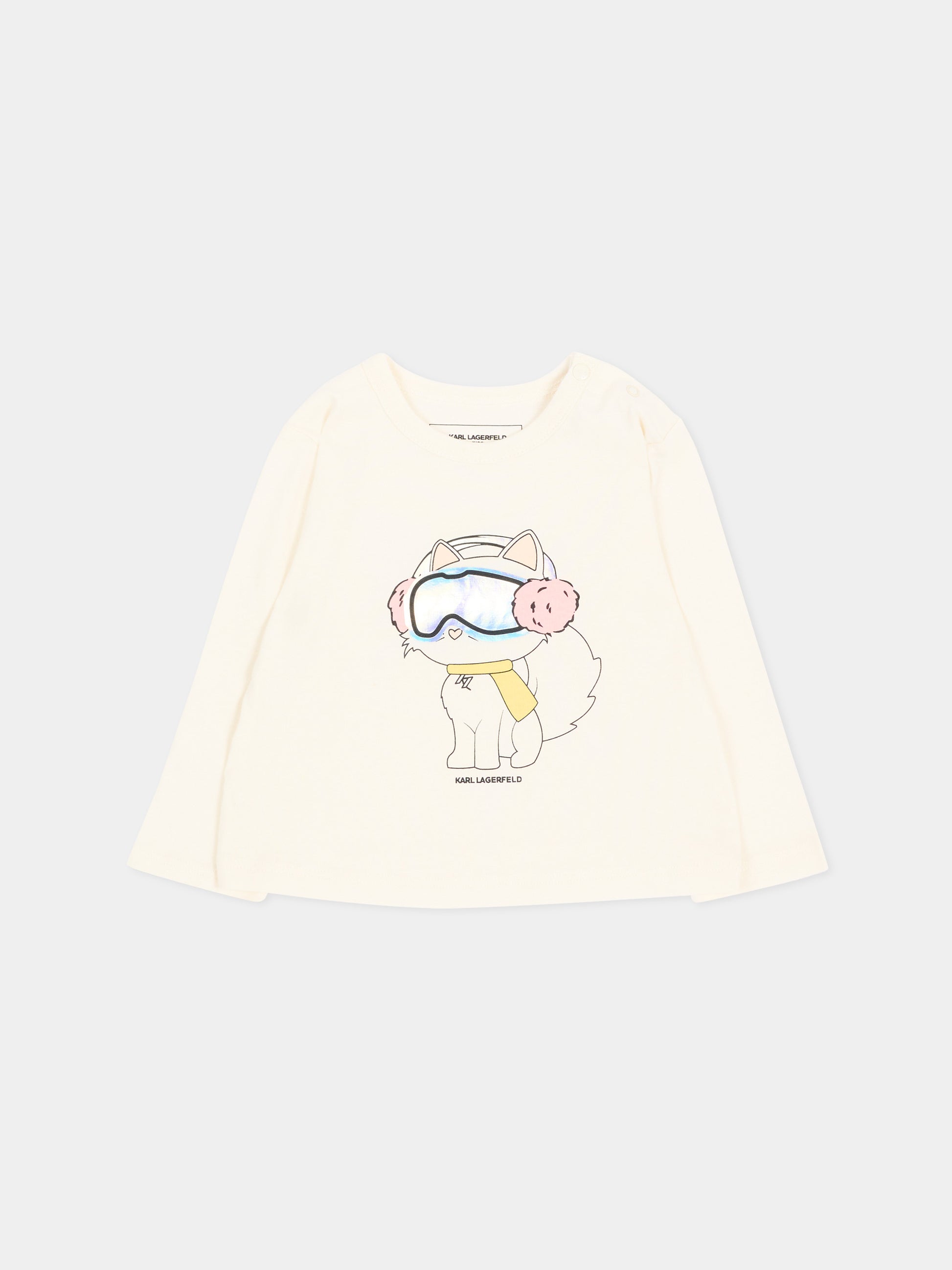 Completo sportivo rosa per neonata con logo,Karl Lagerfeld Kids,Z31293 47U