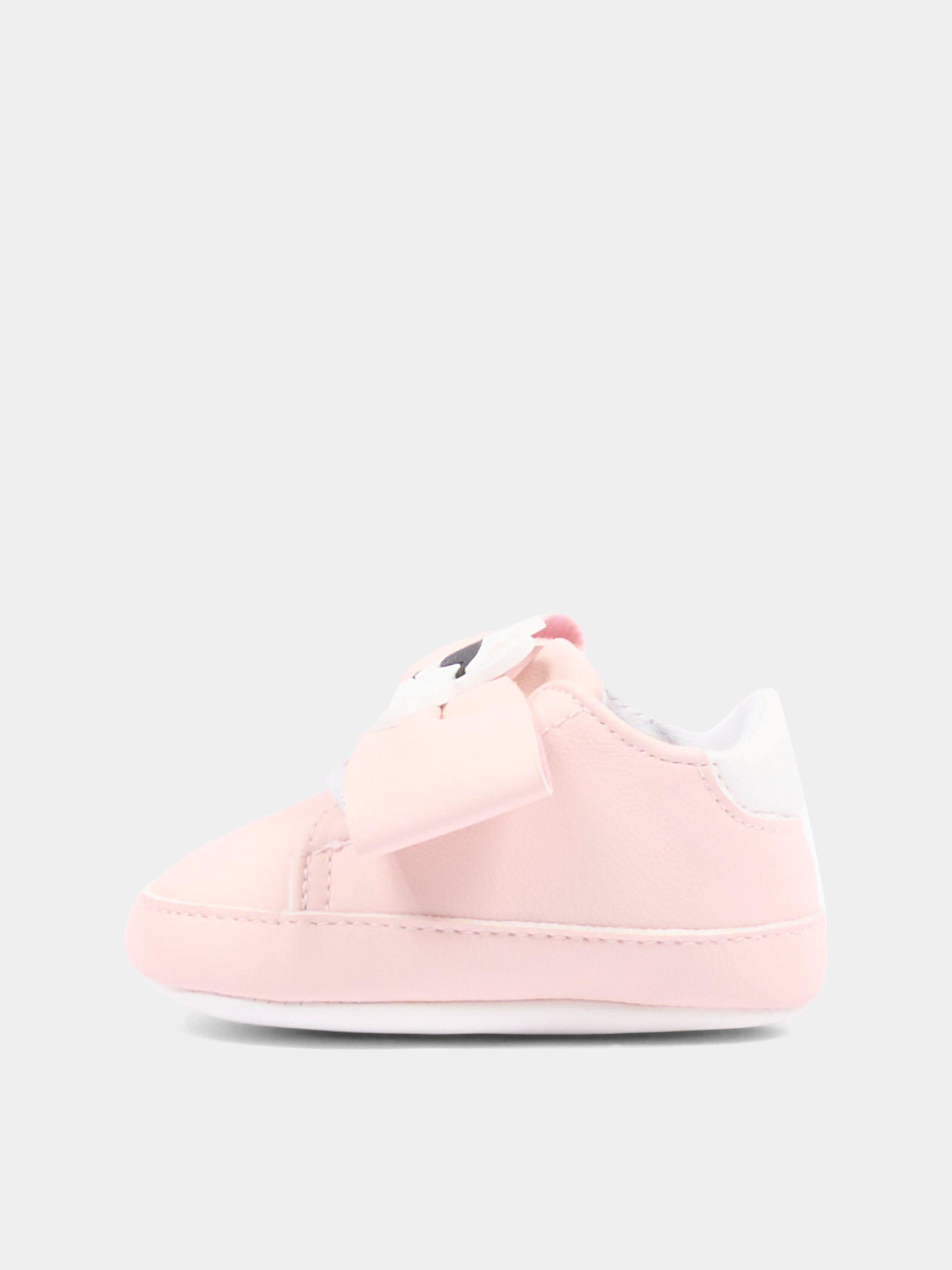 Sneakers rosa per neonata con Ikonik Karl,Karl Lagerfeld Kids,Z31412 46M