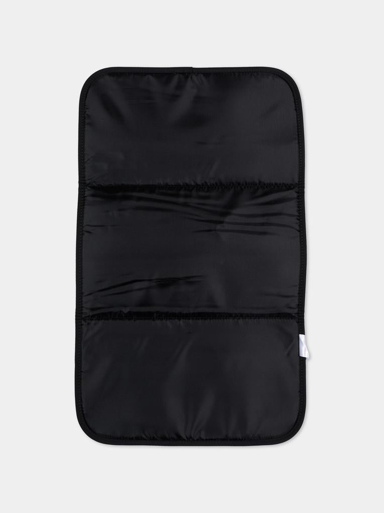 Borsa mamma nera per neonati con logo,Karl Lagerfeld Kids,Z31415 09B