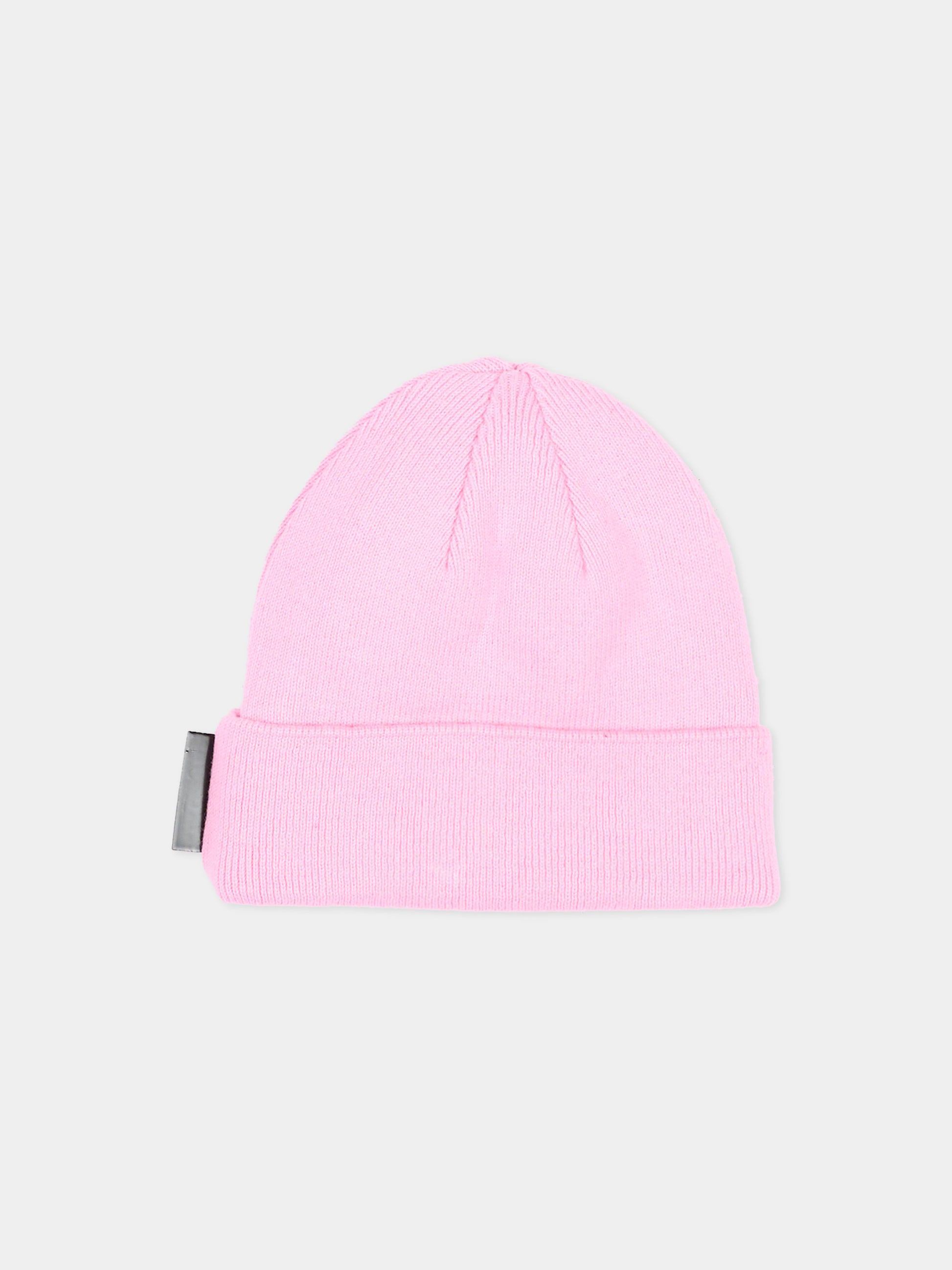 Berretto rosa per neonata con Choupette,Karl Lagerfeld Kids,Z31419 47U