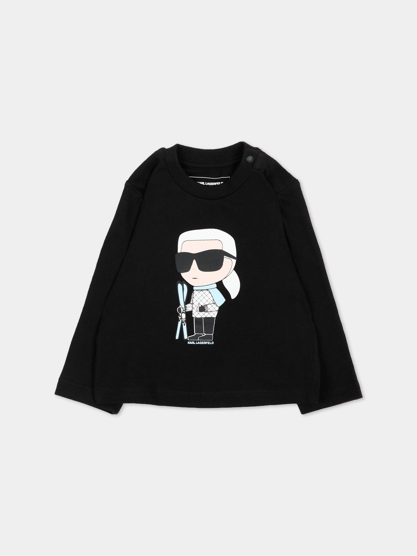 Completo sportivo azzurro per neonato con logo,Karl Lagerfeld Kids,Z31482 788