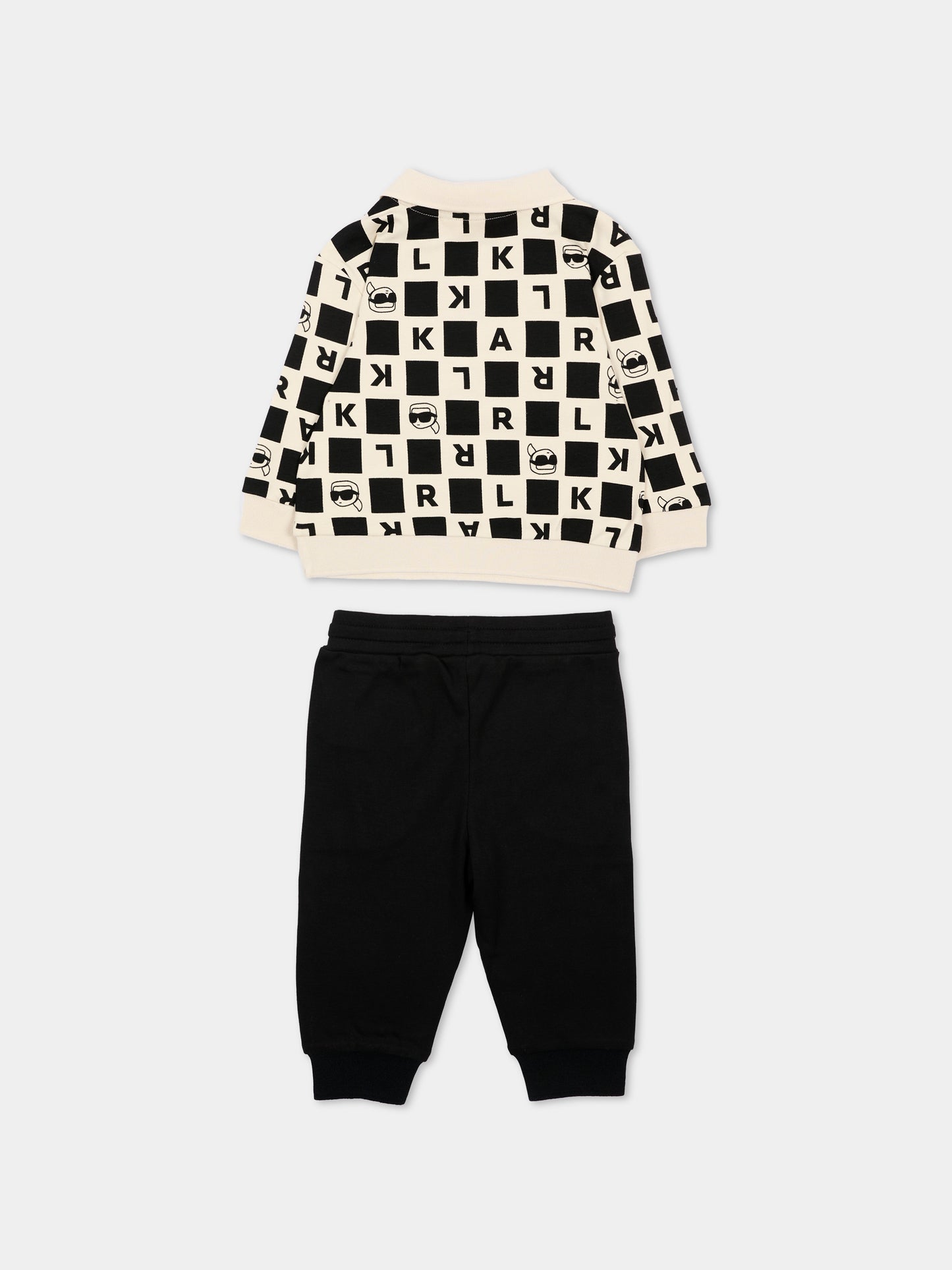 Completo sportivo multicolor per neonato con logo,Karl Lagerfeld Kids,Z31488 192