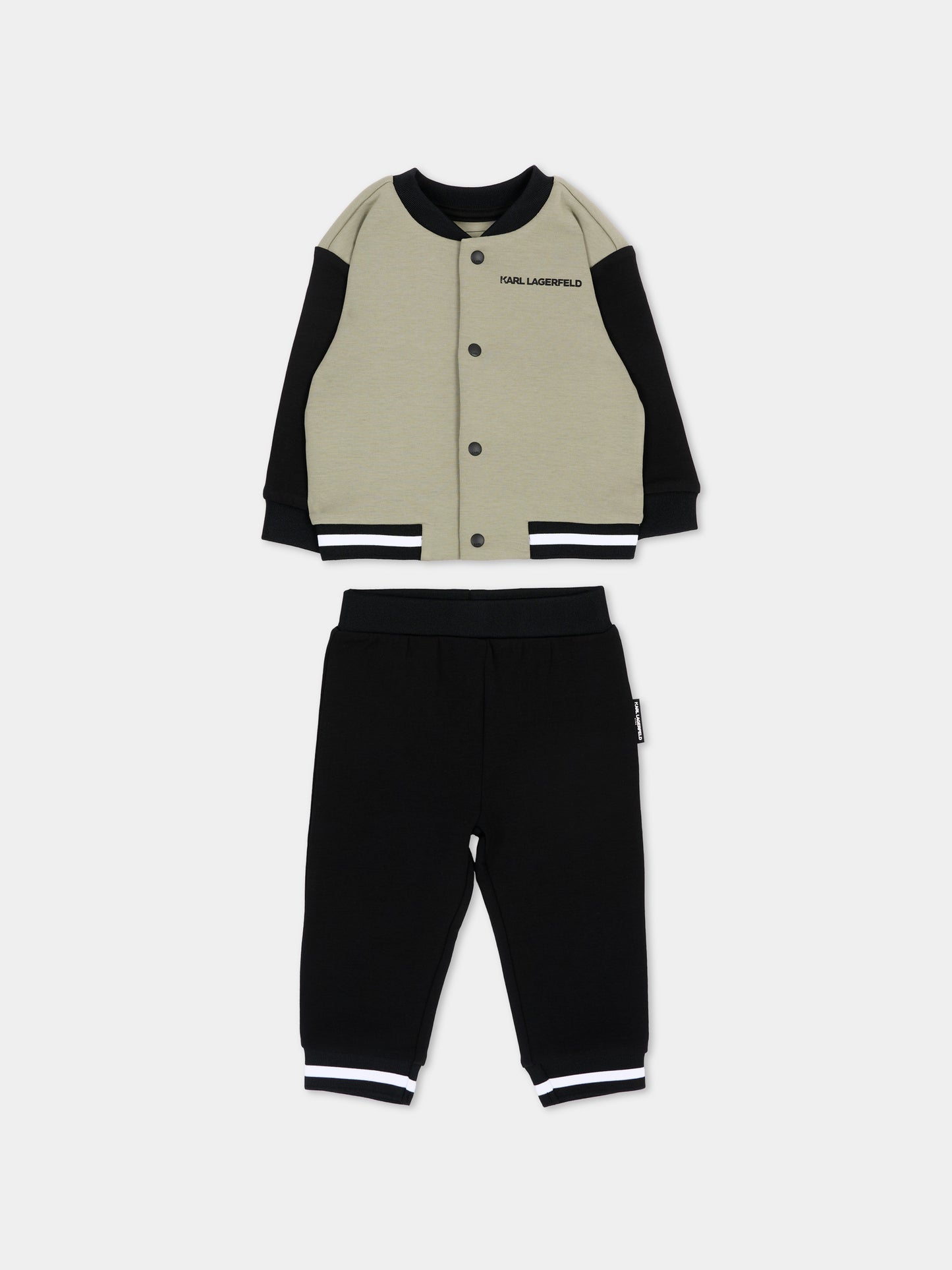 Completo sportivo multicolor per neonato con logo,Karl Lagerfeld Kids,Z31492 U60
