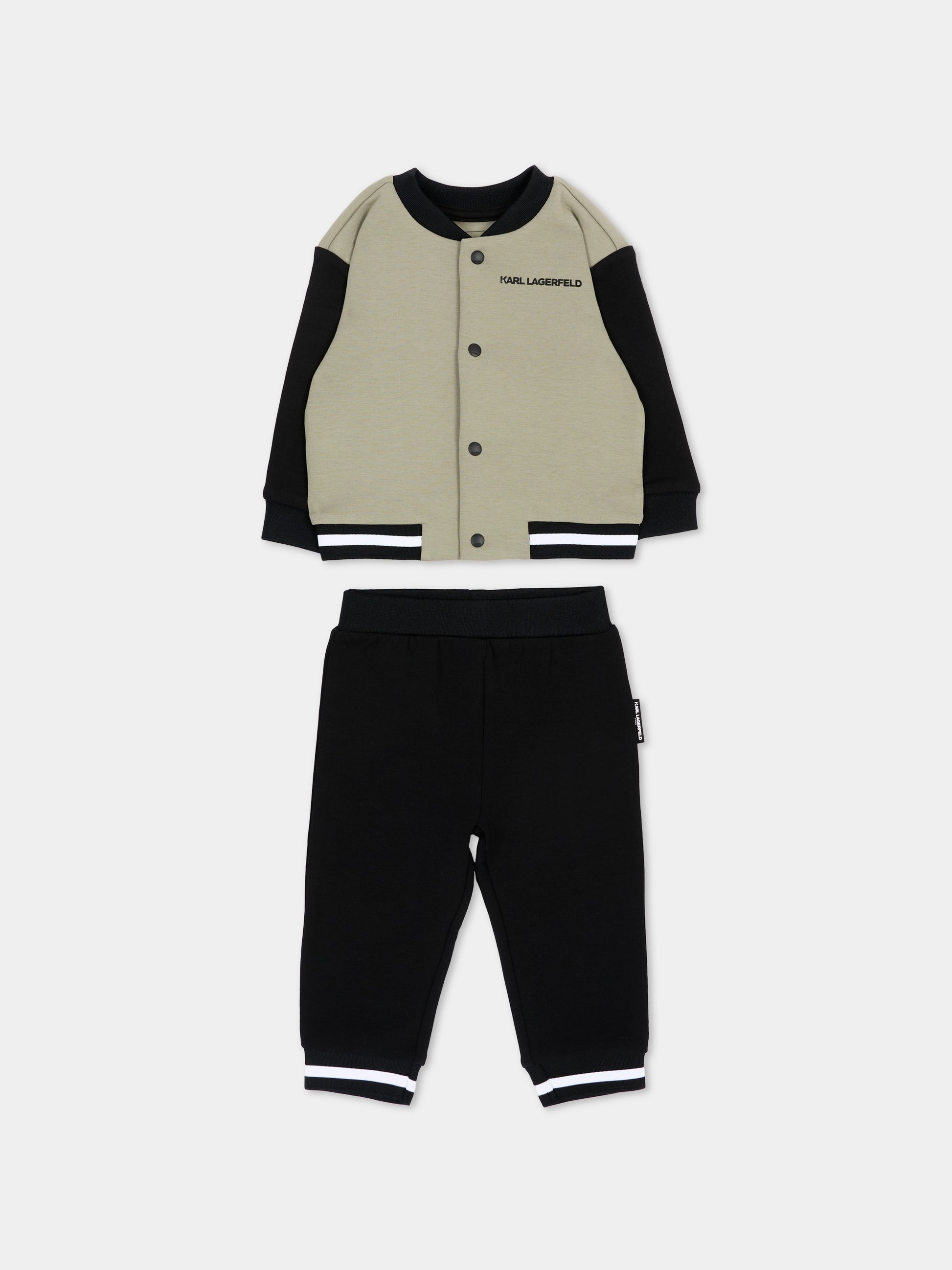 Completo sportivo multicolor per neonato con logo,Karl Lagerfeld Kids,Z31492 U60