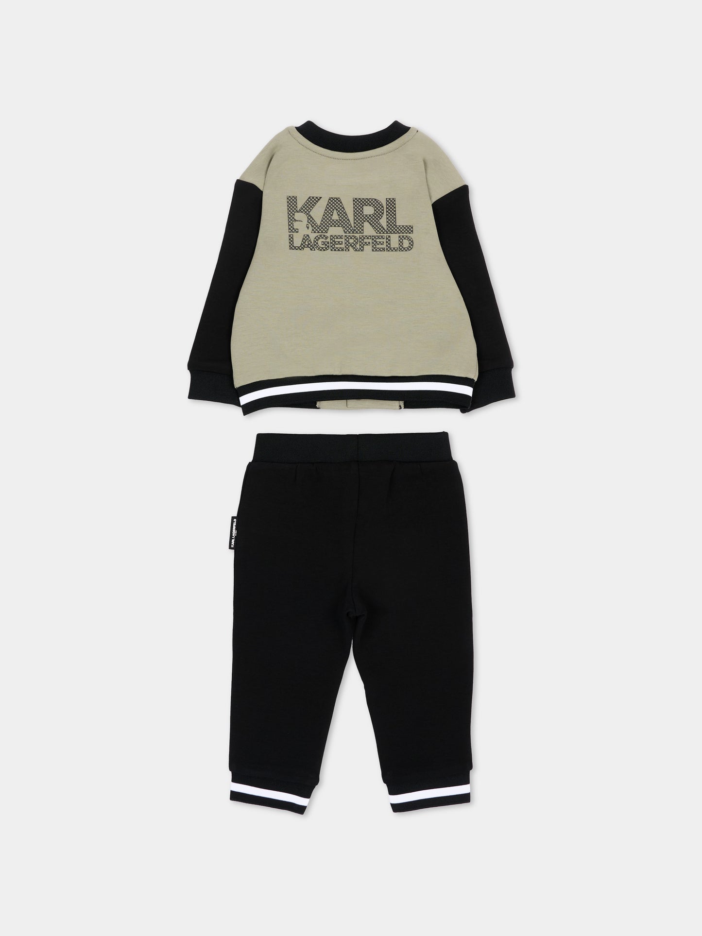 Completo sportivo multicolor per neonato con logo,Karl Lagerfeld Kids,Z31492 U60