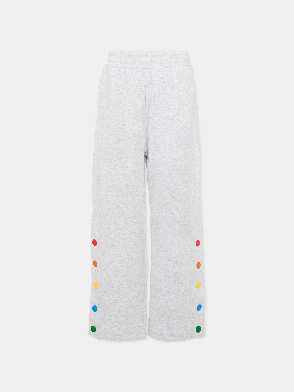 Pantaloni sportivi grigi per bambini con logo,Kenzo Kids,K61921 A32