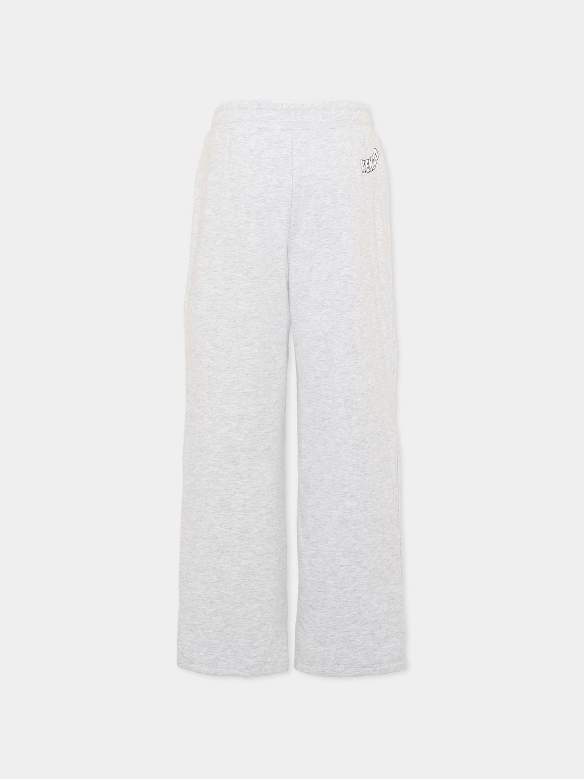 Pantaloni sportivi grigi per bambini con logo,Kenzo Kids,K61921 A32