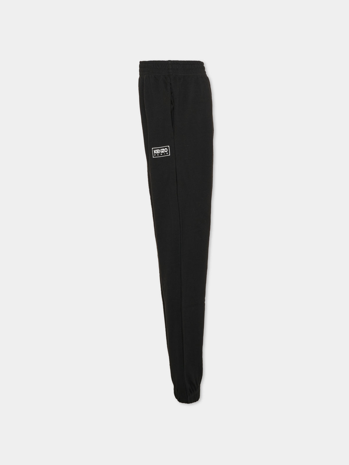 Pantalone nero per bambini con logo,Kenzo Kids,K62042 09B