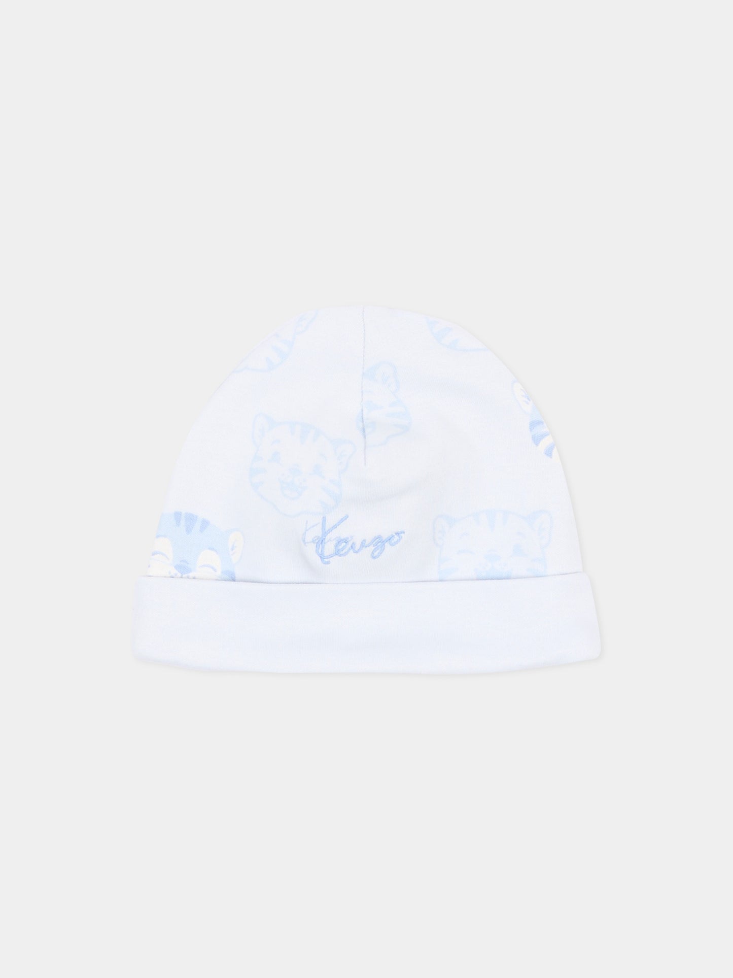 Set Tutine celeste per neonato Tiger,Kenzo Kids,K62086 77M