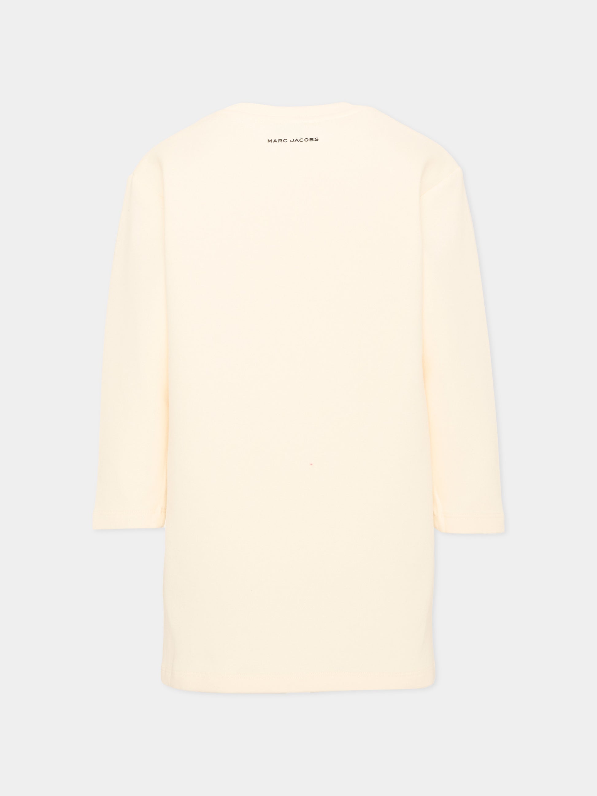 Vestito a manica lunga avorio a righe,Marc Jacobs,W60972 148