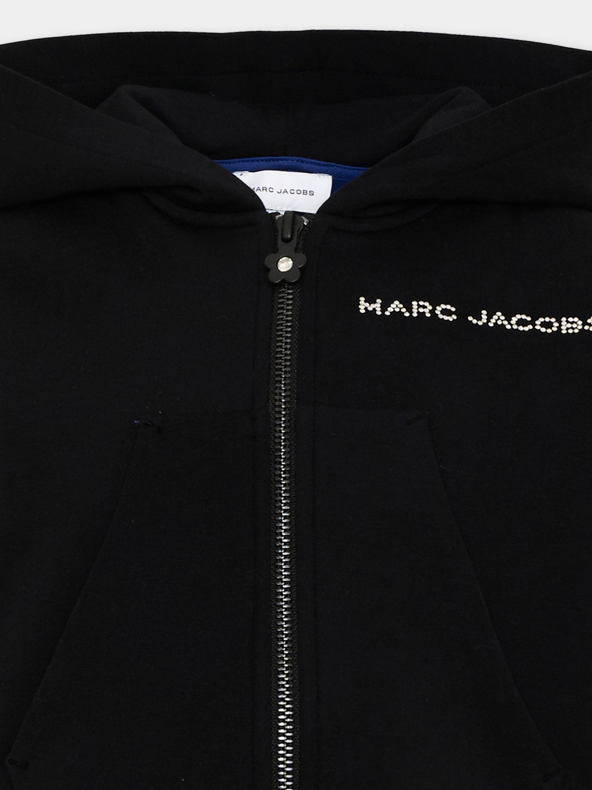 Felpa con cappuccio nera con logo,Marc Jacobs,W61001 09B