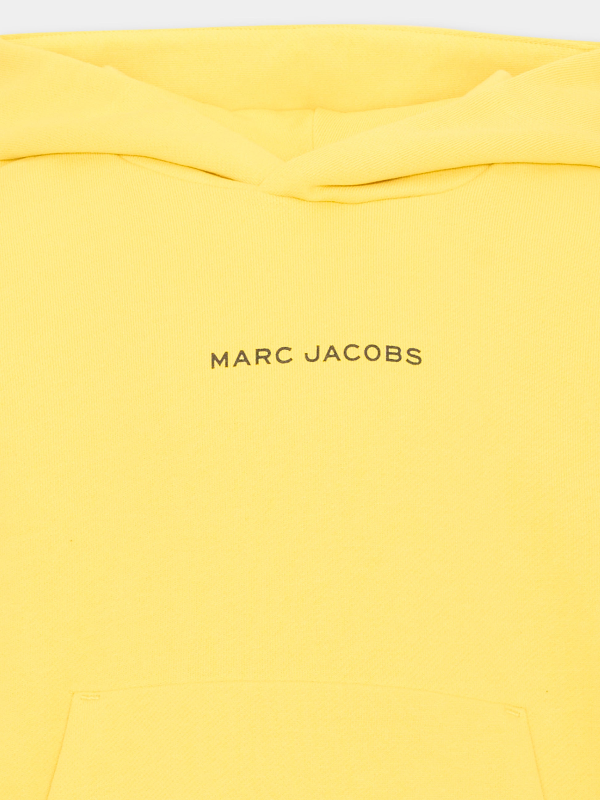 Felpa con cappuccio gialla con stampa,Marc Jacobs,W61037 526
