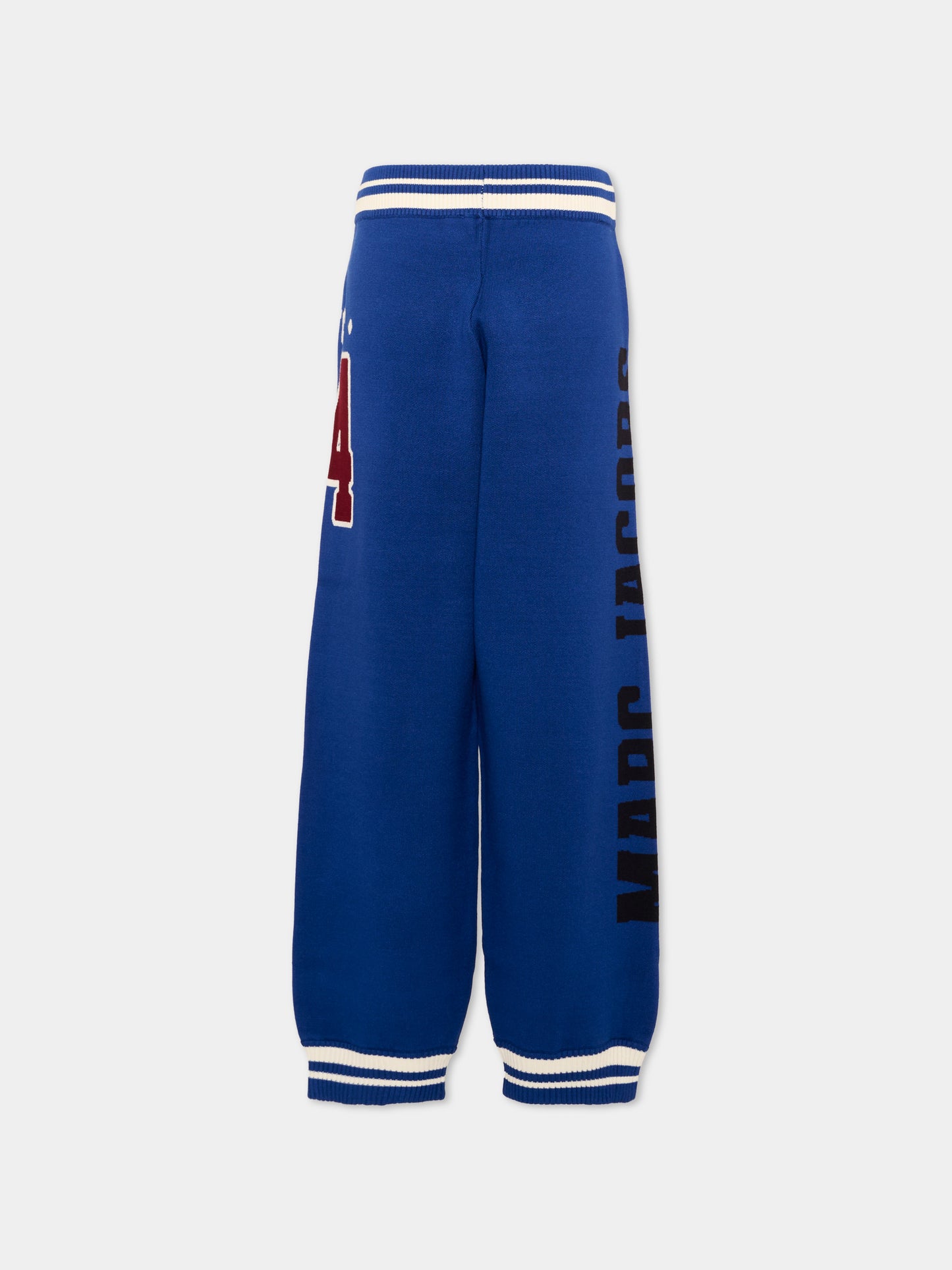 Pantalone blu per bambino con logo,Marc Jacobs,W61050 841