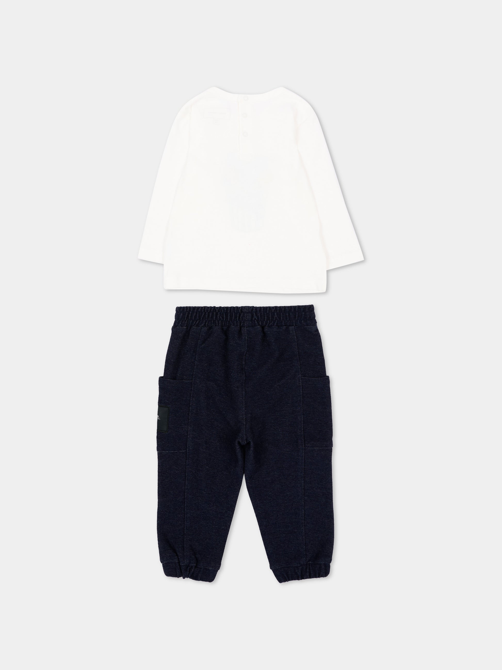 Completo sportivo lungo bianco con logo,Marc Jacobs,W61070 N58