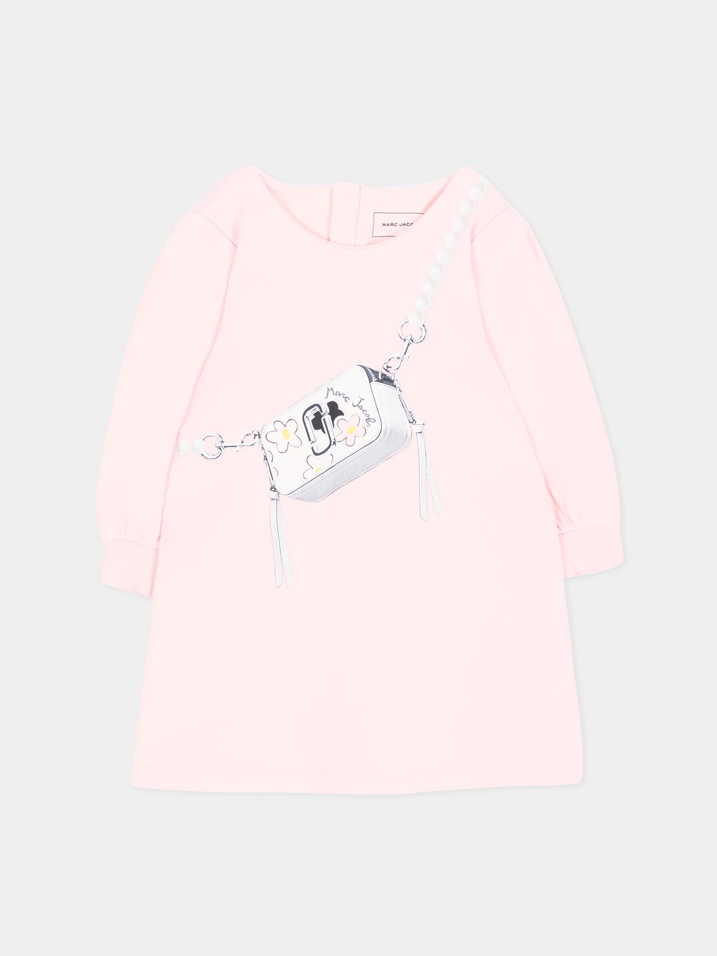 Vestito a manica lunga rosa stampa,Marc Jacobs,W61071 43M