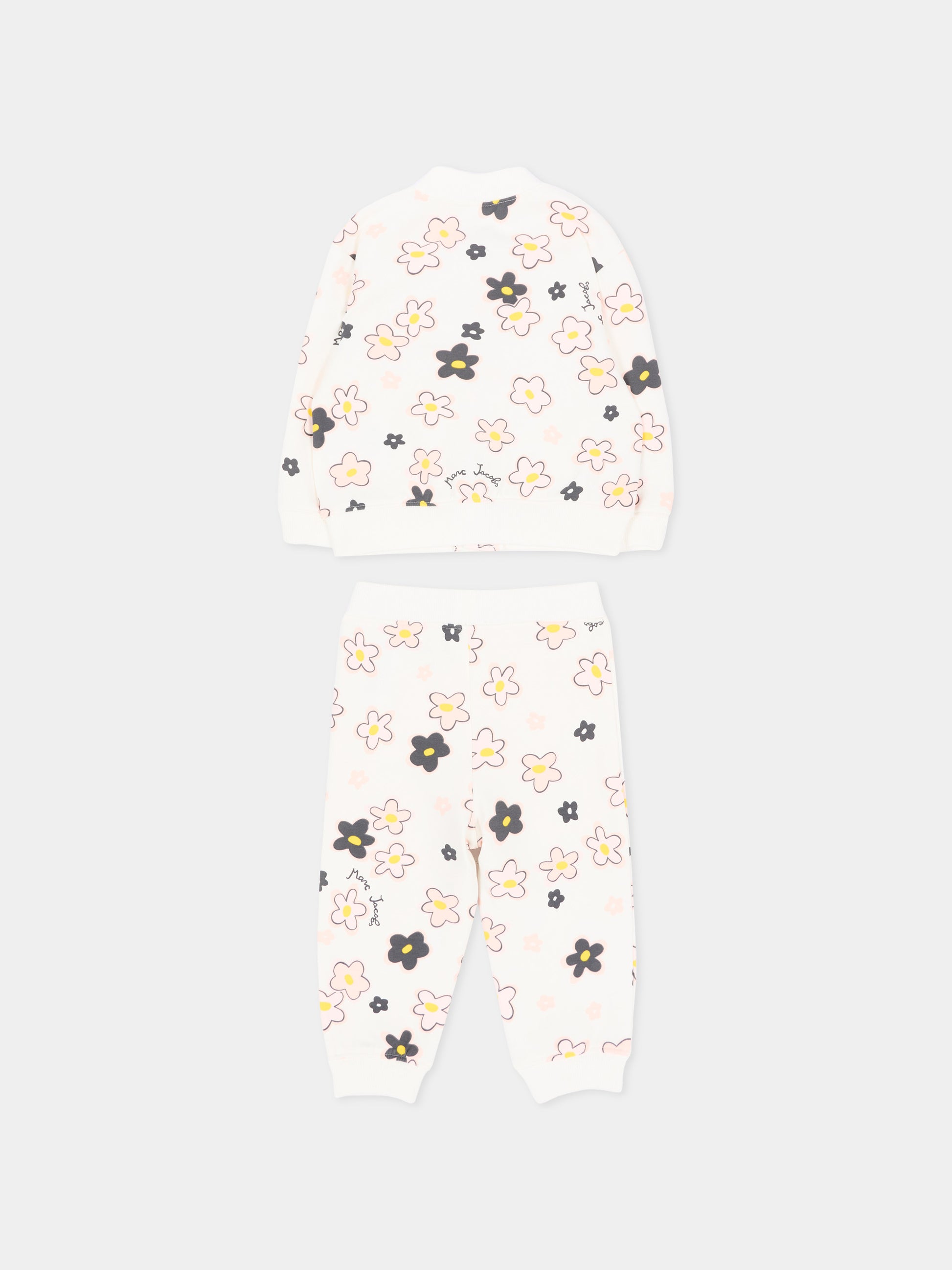 Completo sportivo lungo avorio floreale,Marc Jacobs,W61079 182
