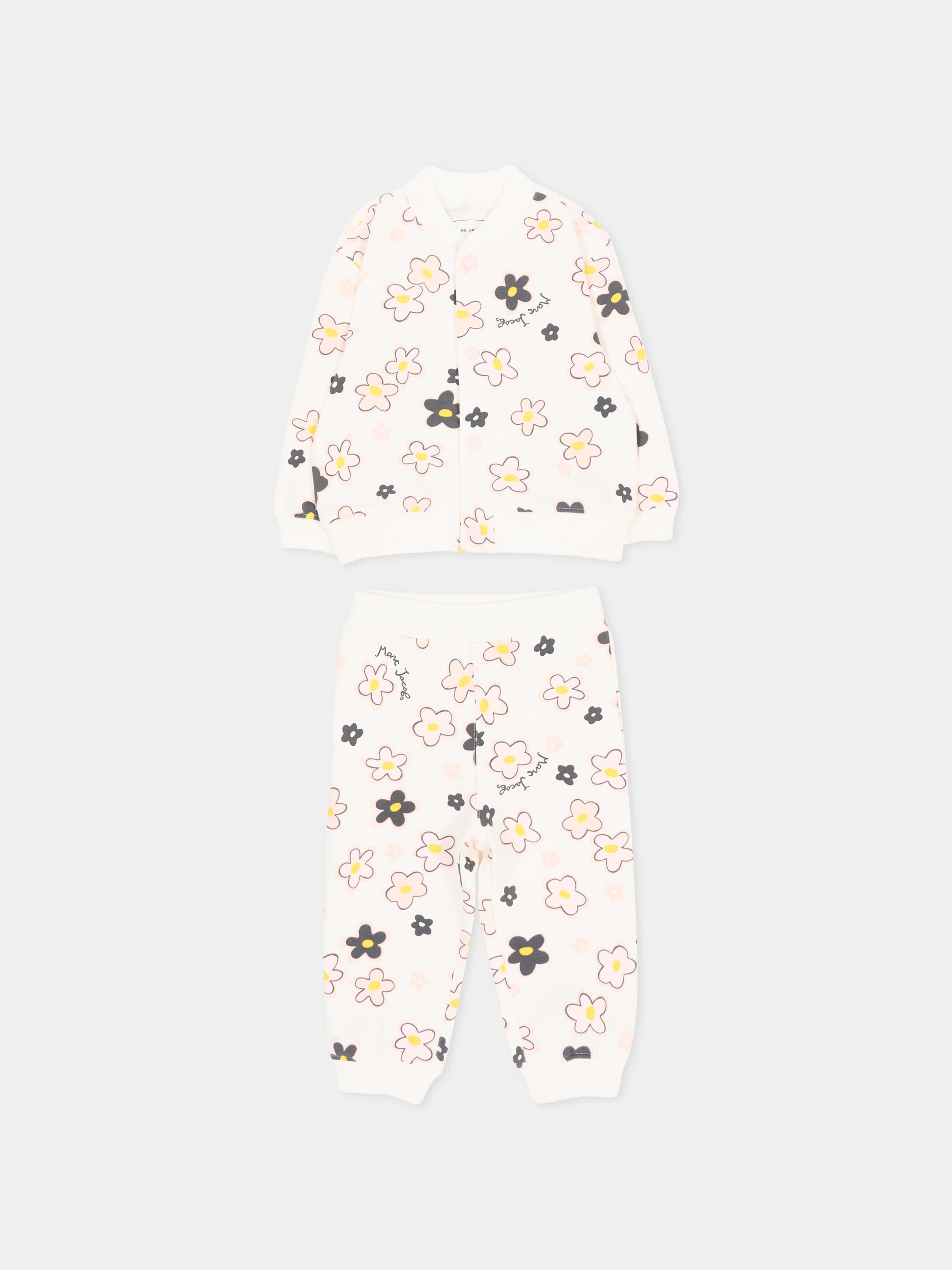 Completo sportivo lungo avorio floreale,Marc Jacobs,W61079 182