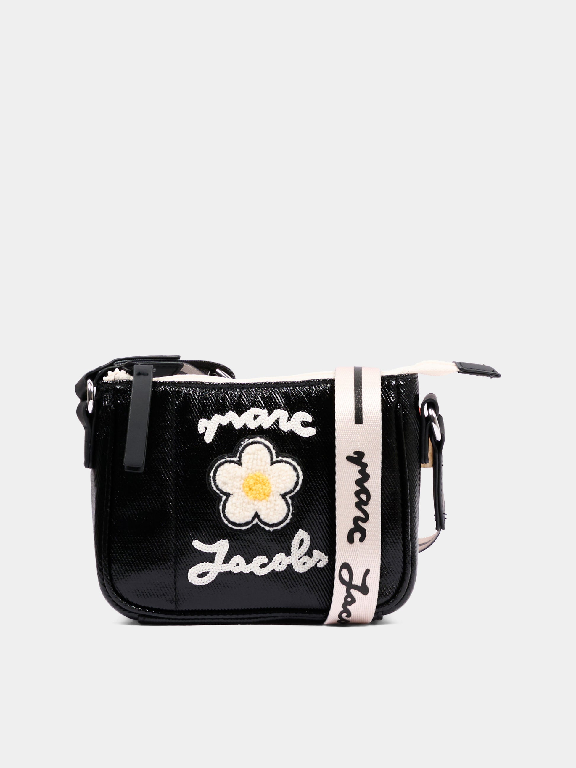 Borsa nera per bambina con logo,Marc Jacobs,W61091 09B