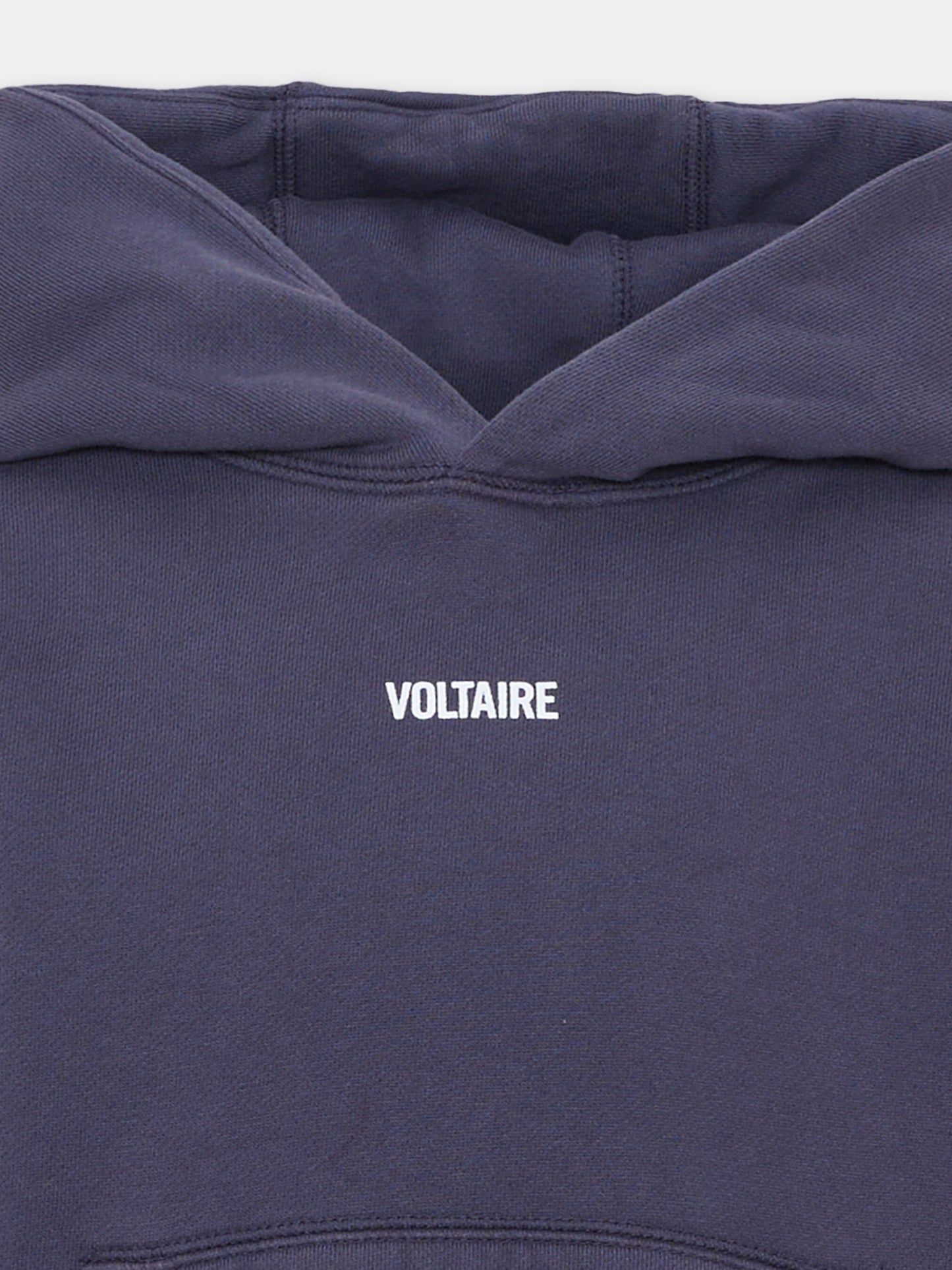 Felpa blu per bambino con logo,Zadig & Voltaire Kids,X60847 849