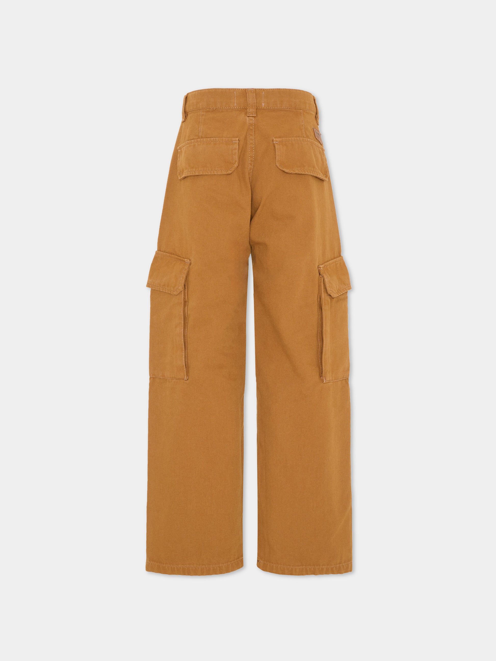 Pantalone marrone per bambino cargo,Timberland,T61079 325
