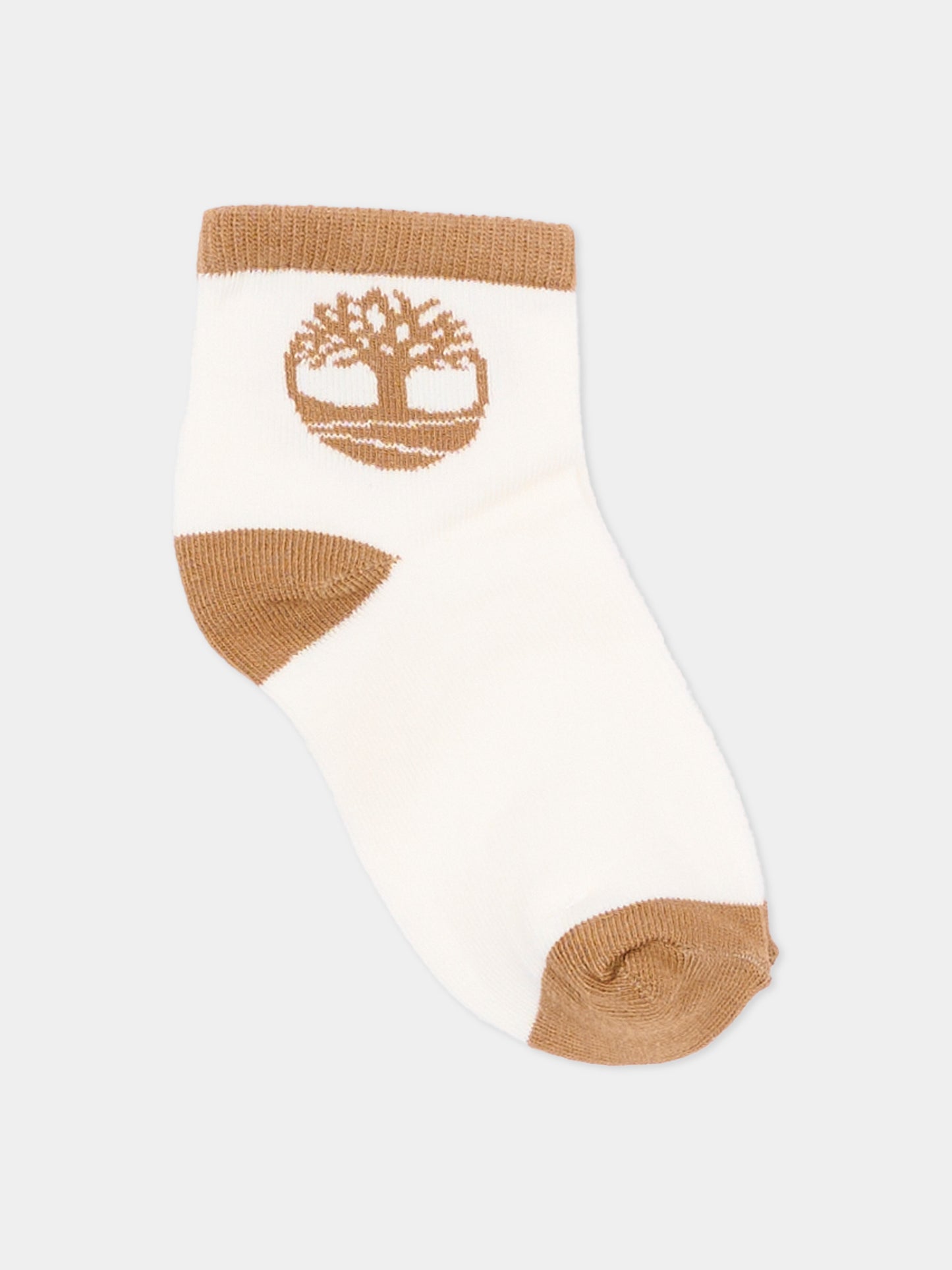 Calzini multicolor per neonato con logo,Timberland,T61094 127