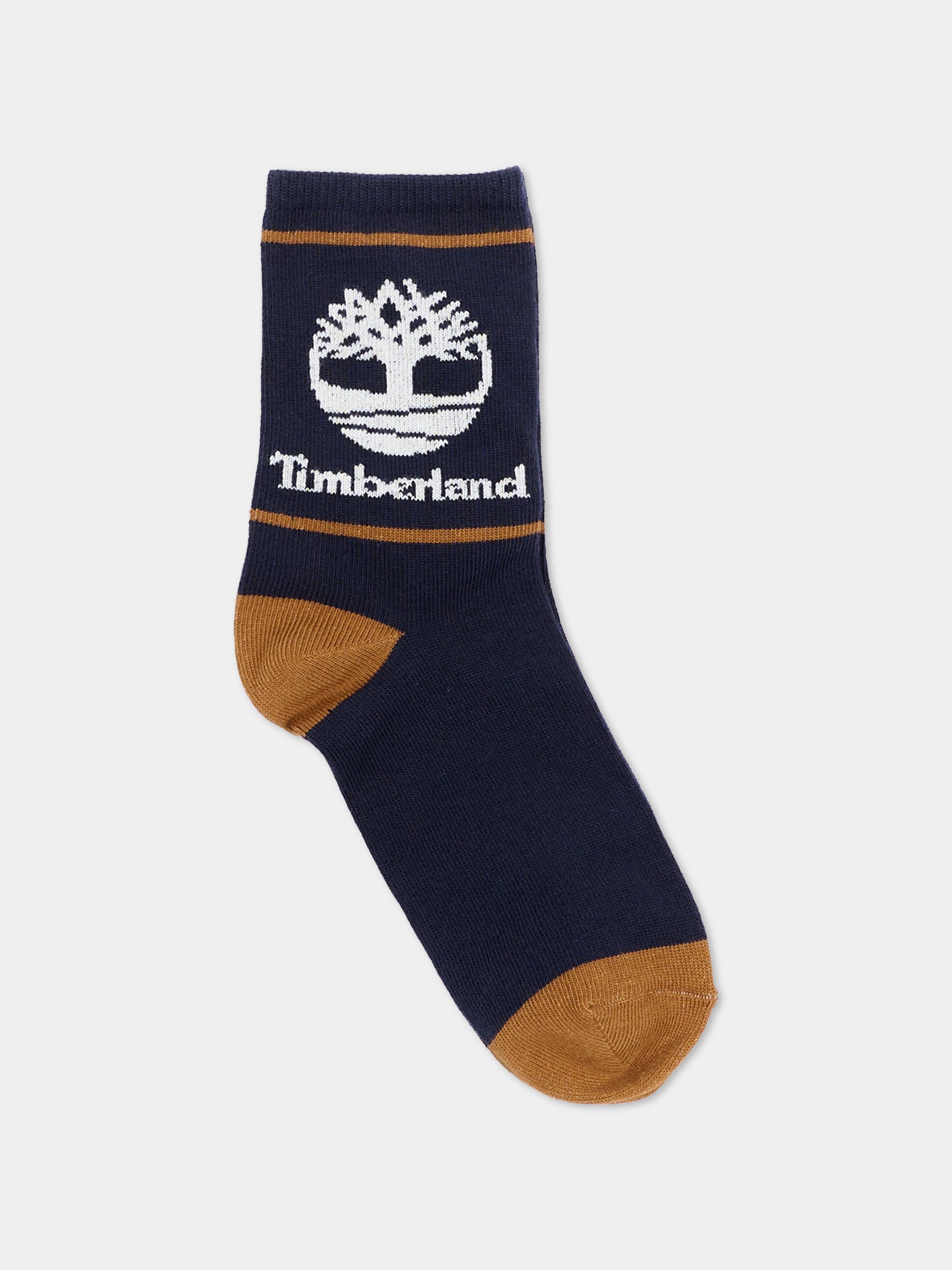 Calze di spugna multicolor con logo,Timberland,T61102 849