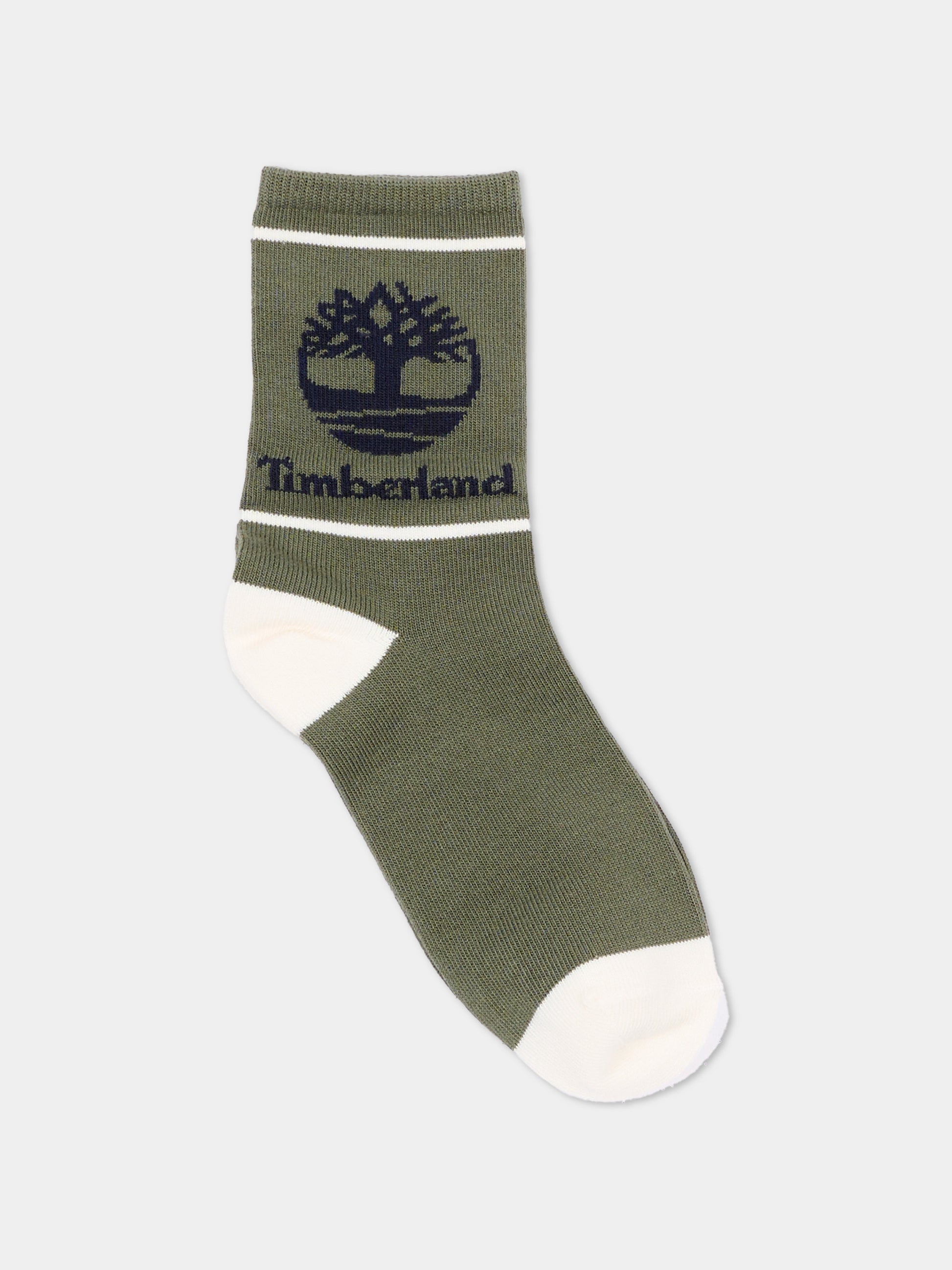 Calze di spugna multicolor con logo,Timberland,T61102 849