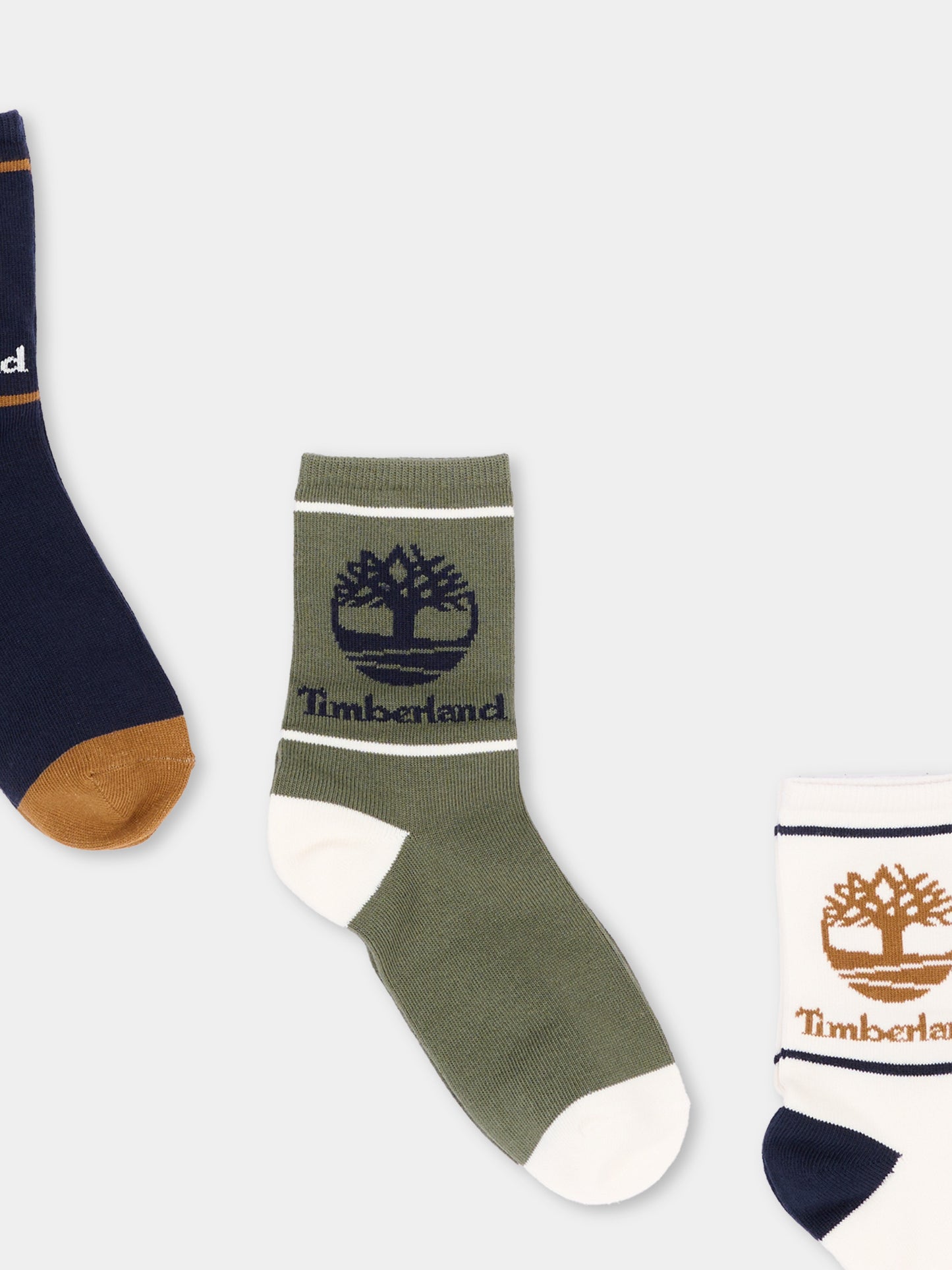 Calze di spugna multicolor con logo,Timberland,T61102 849