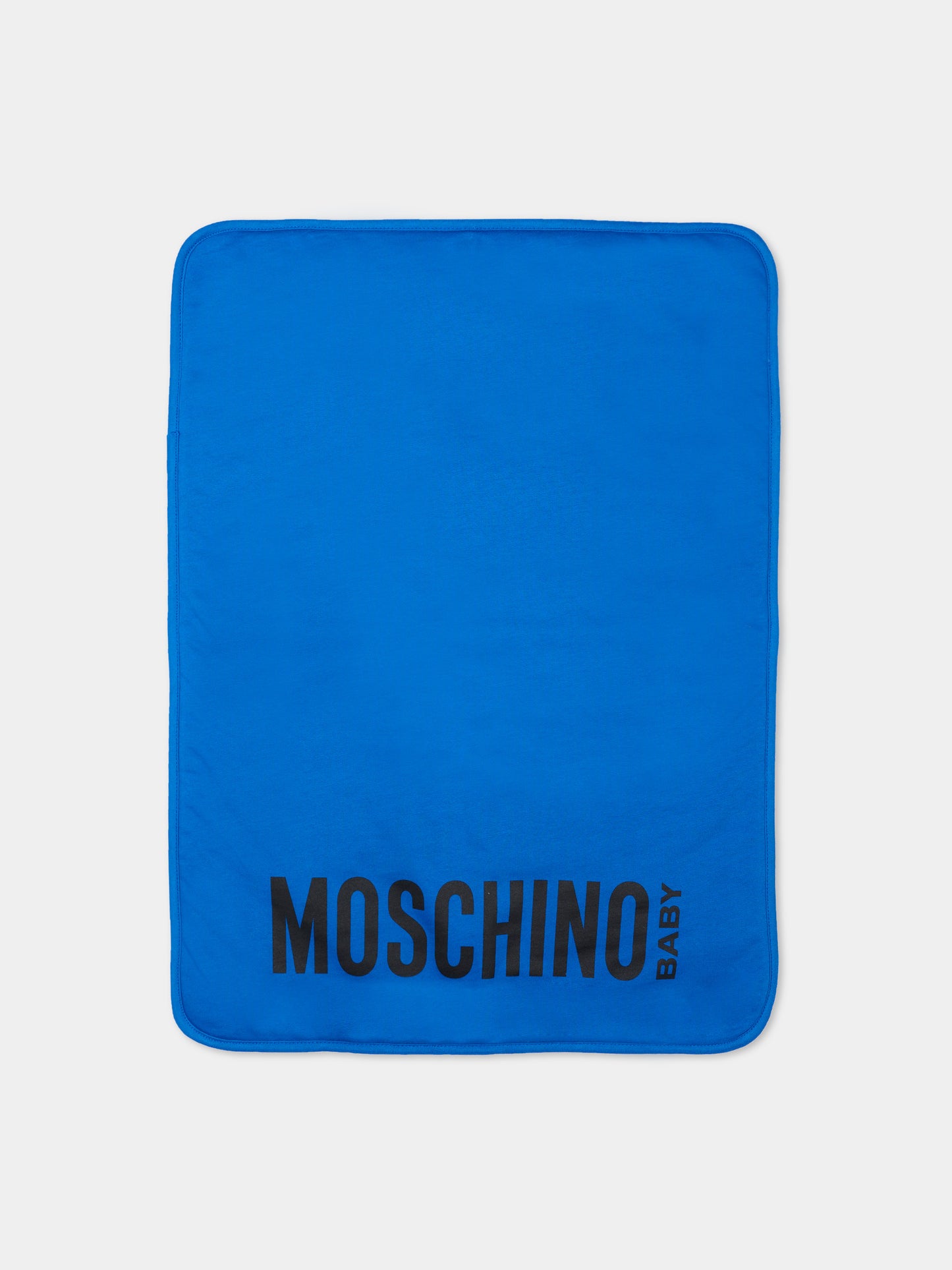 Borsa mamma blu per neonati con Teddy Bear,Moschino Kids,M5X03D LCA40 40157