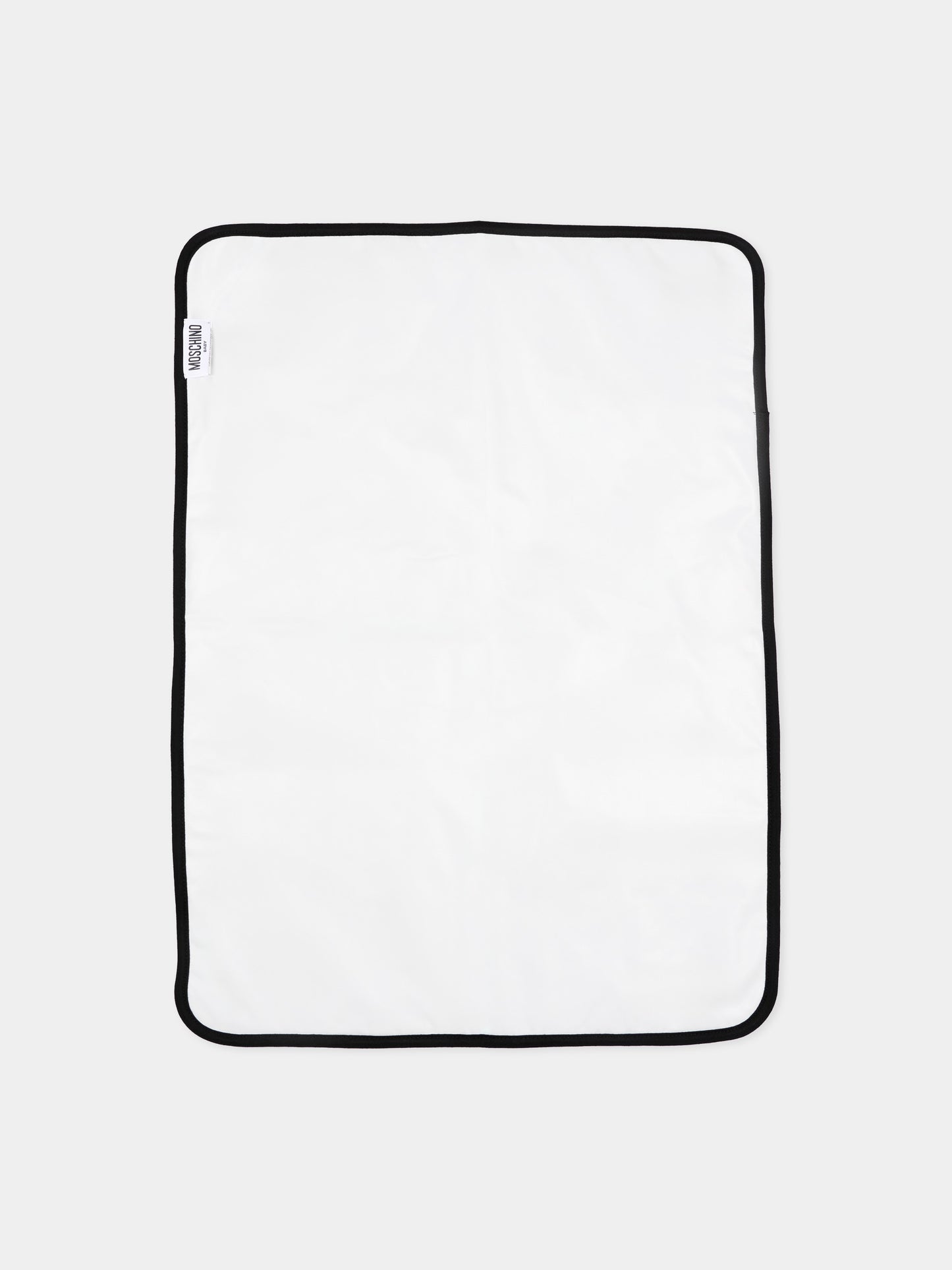 Borsa mamma nera per neonati con Teddy Bear,Moschino Kids,M5X03D LCA40 60100