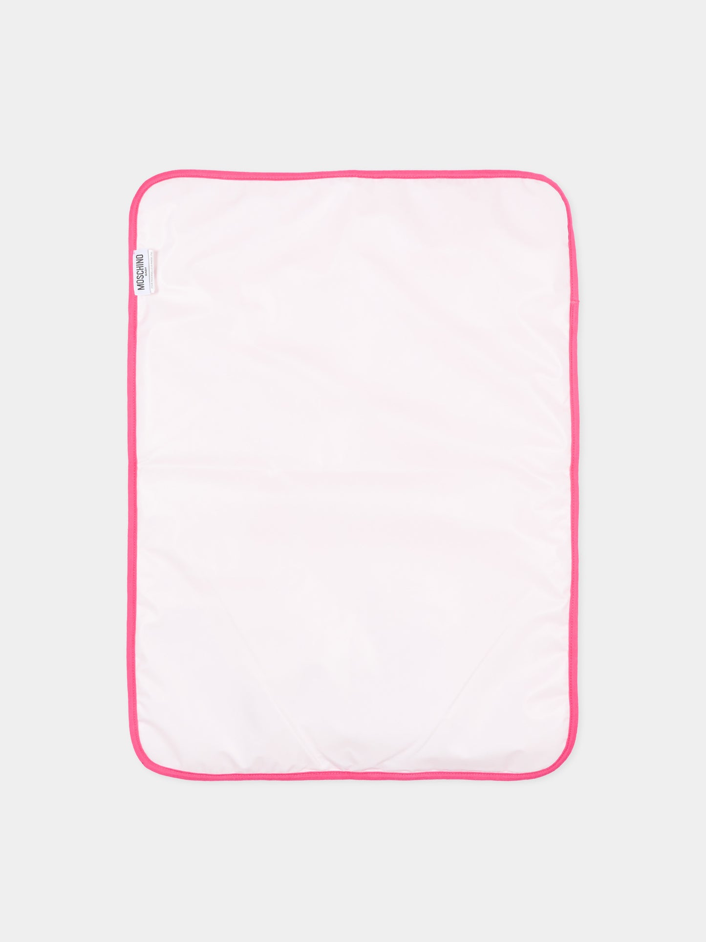 Borsa mamma fucsia per neonata con Teddy Bear,Moschino Kids,M5X03D LCA40 51450