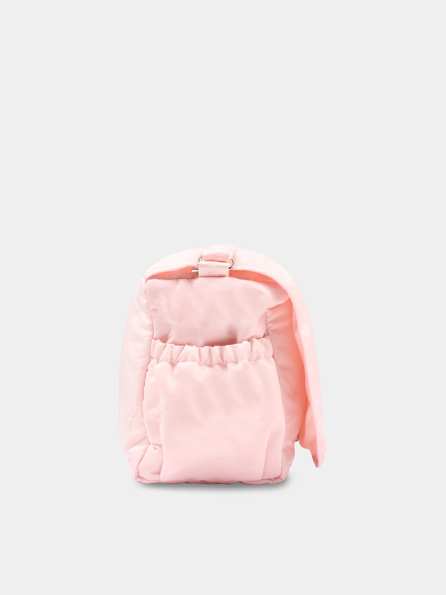 Borsa mamma rosa per neonata con logo,Moschino Kids,MUX05Y L3AC5 50209