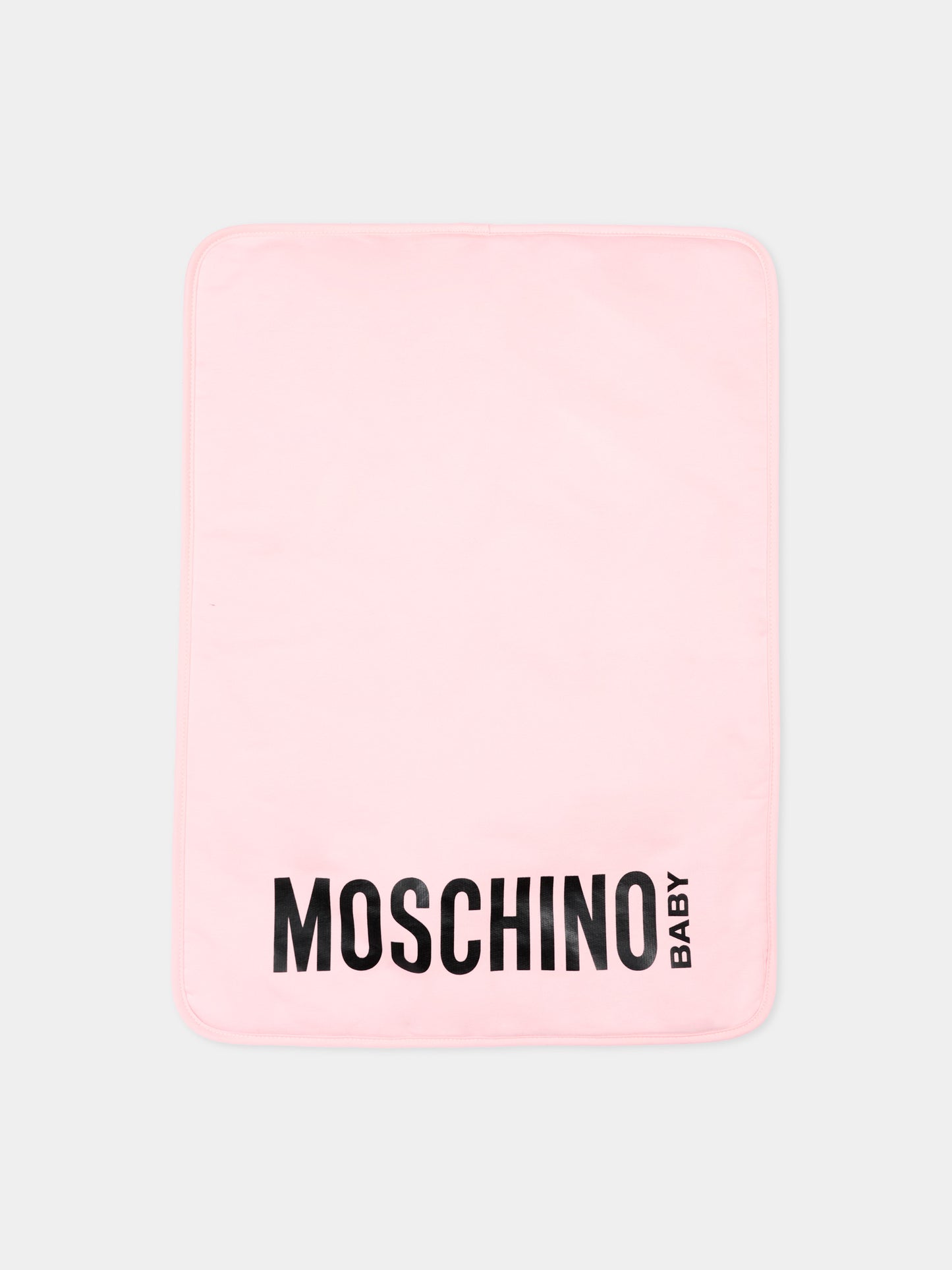 Borsa mamma rosa per neonata con logo,Moschino Kids,MUX05Y L3AC5 50209