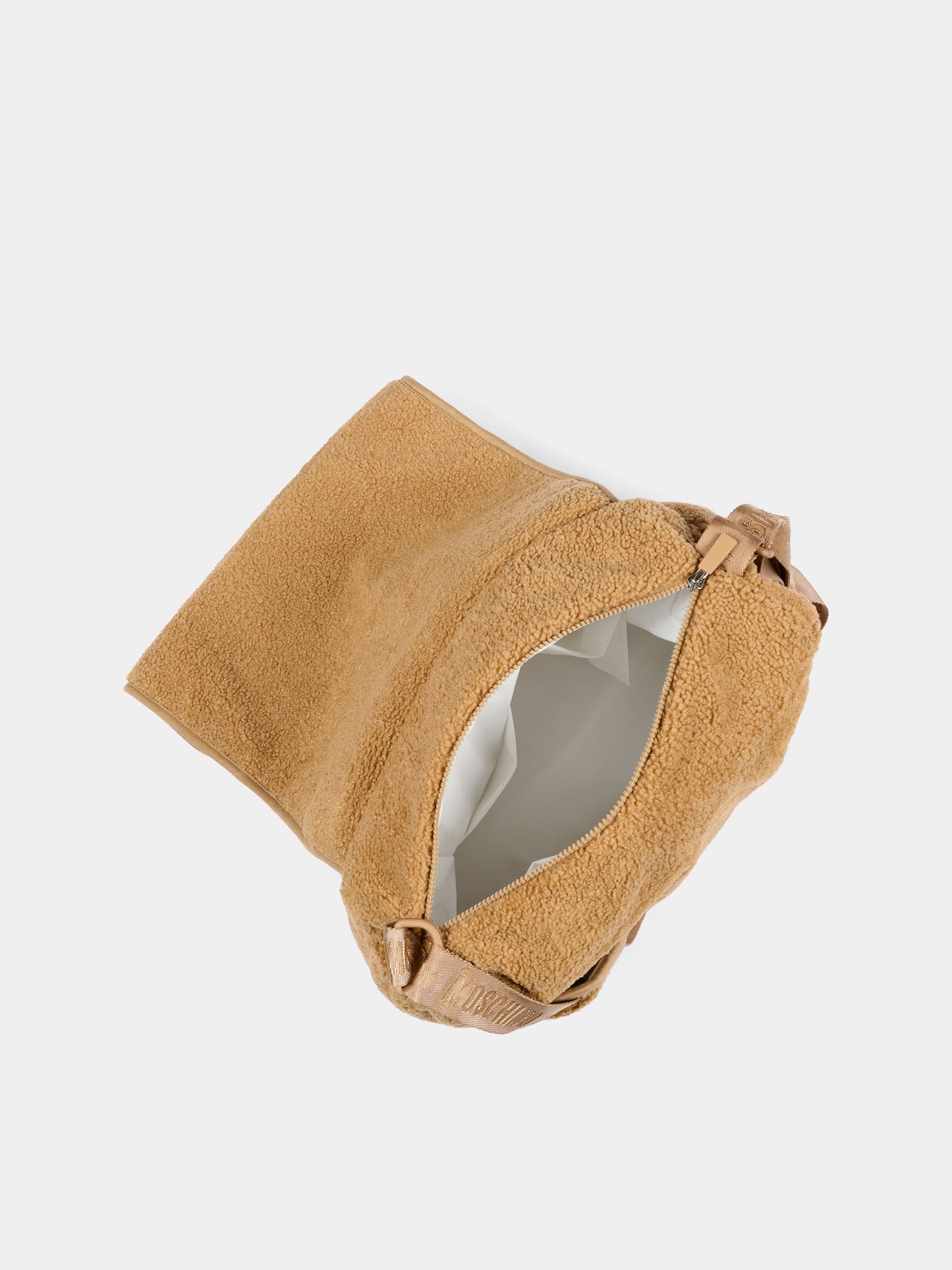 Borsa mamma beige per neonati con logo,Moschino Kids,MUX060 LIA00 20351