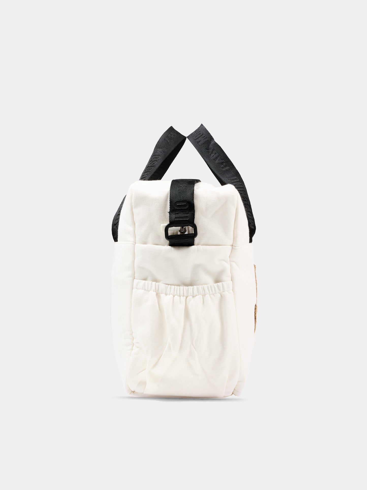 Borsa mamma bianca per neonati con Teddy Bear,Moschino Kids,MUX062 LCA93 10063