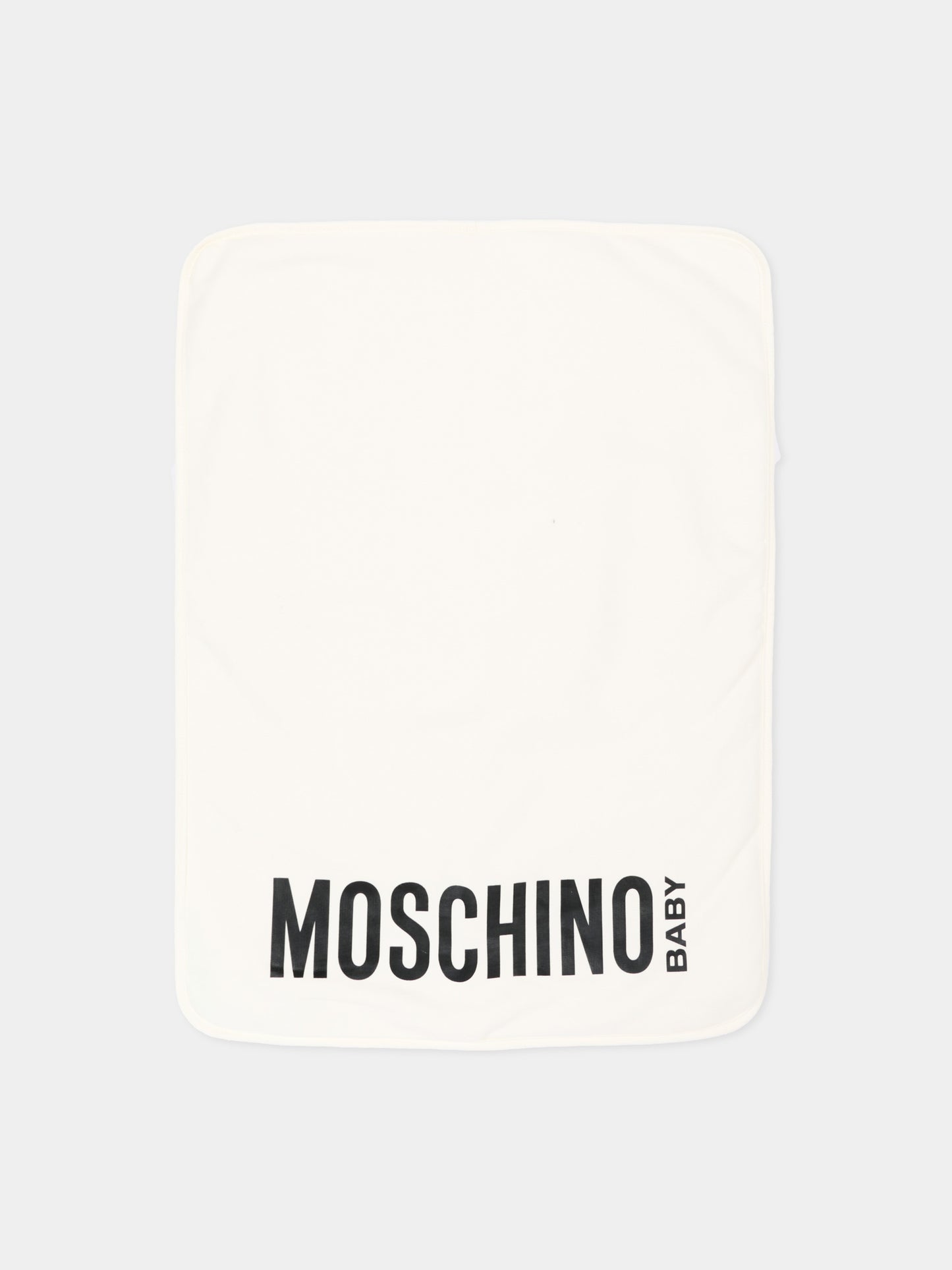 Borsa mamma bianca per neonati con Teddy Bear,Moschino Kids,MUX062 LCA93 10063
