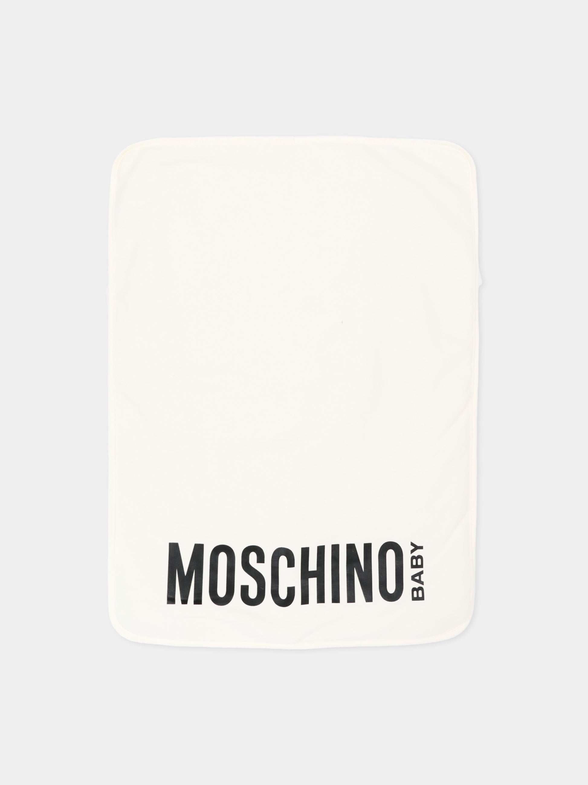 Borsa mamma bianca per neonati con Teddy Bear,Moschino Kids,MUX062 LCA93 10063