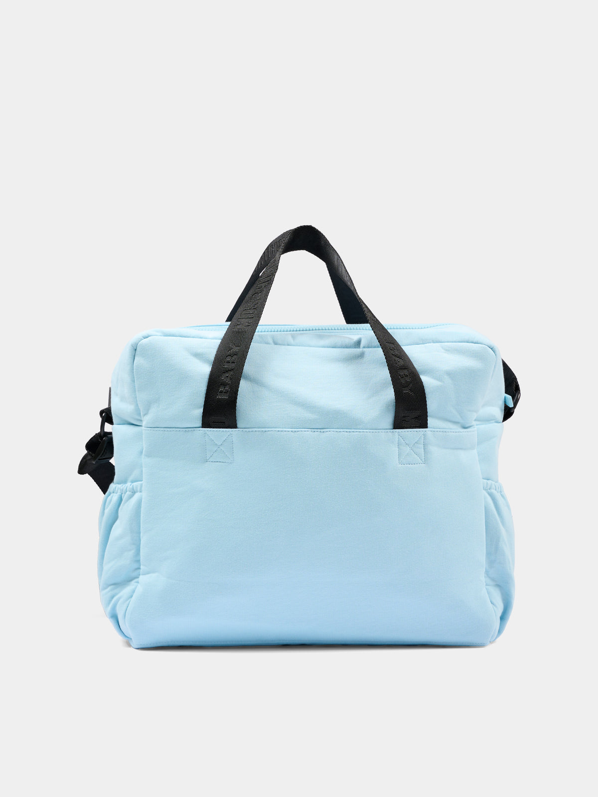 Borsa mamma azzurra per neonato con Teddy Bear,Moschino Kids,MUX062 LCA93 40304