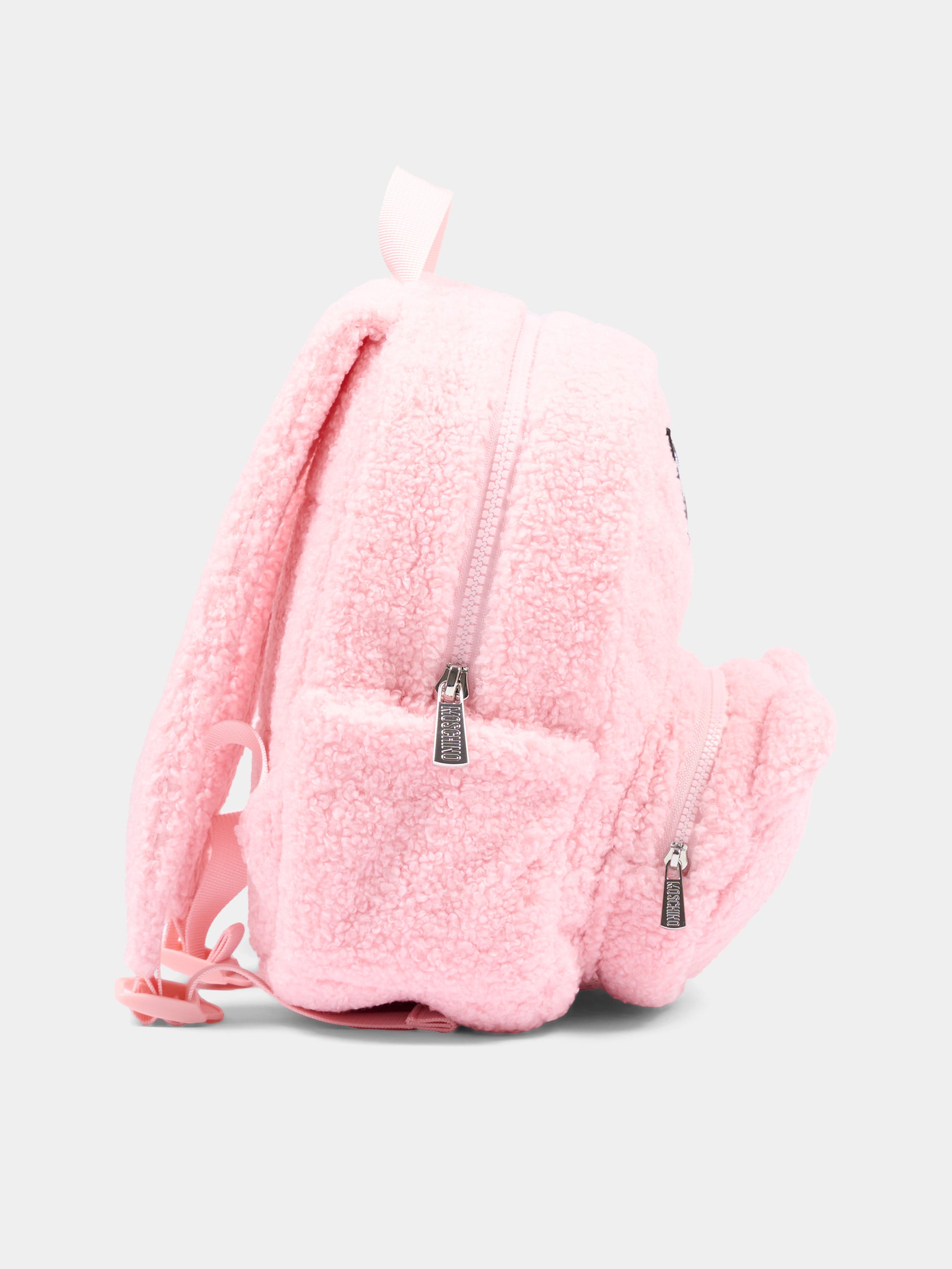 Zaino rosa per neonata con logo,Moschino Kids,MUX06A LIA00 50209