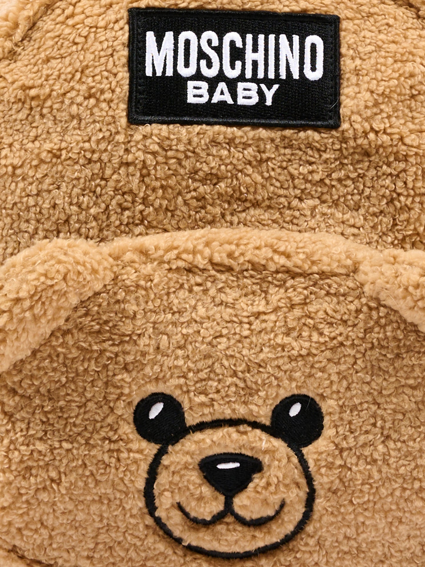 Zaino beige per neonato con logo,Moschino Kids,MUX06A LIA00 20351