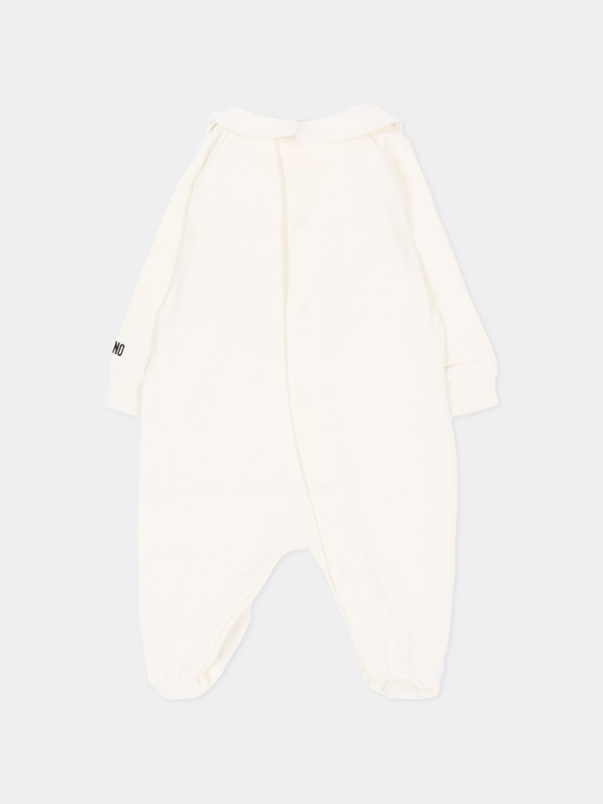 Tutina avorio per neonati con Teddy Bear,Moschino Kids,MUY09G LCA93 10063