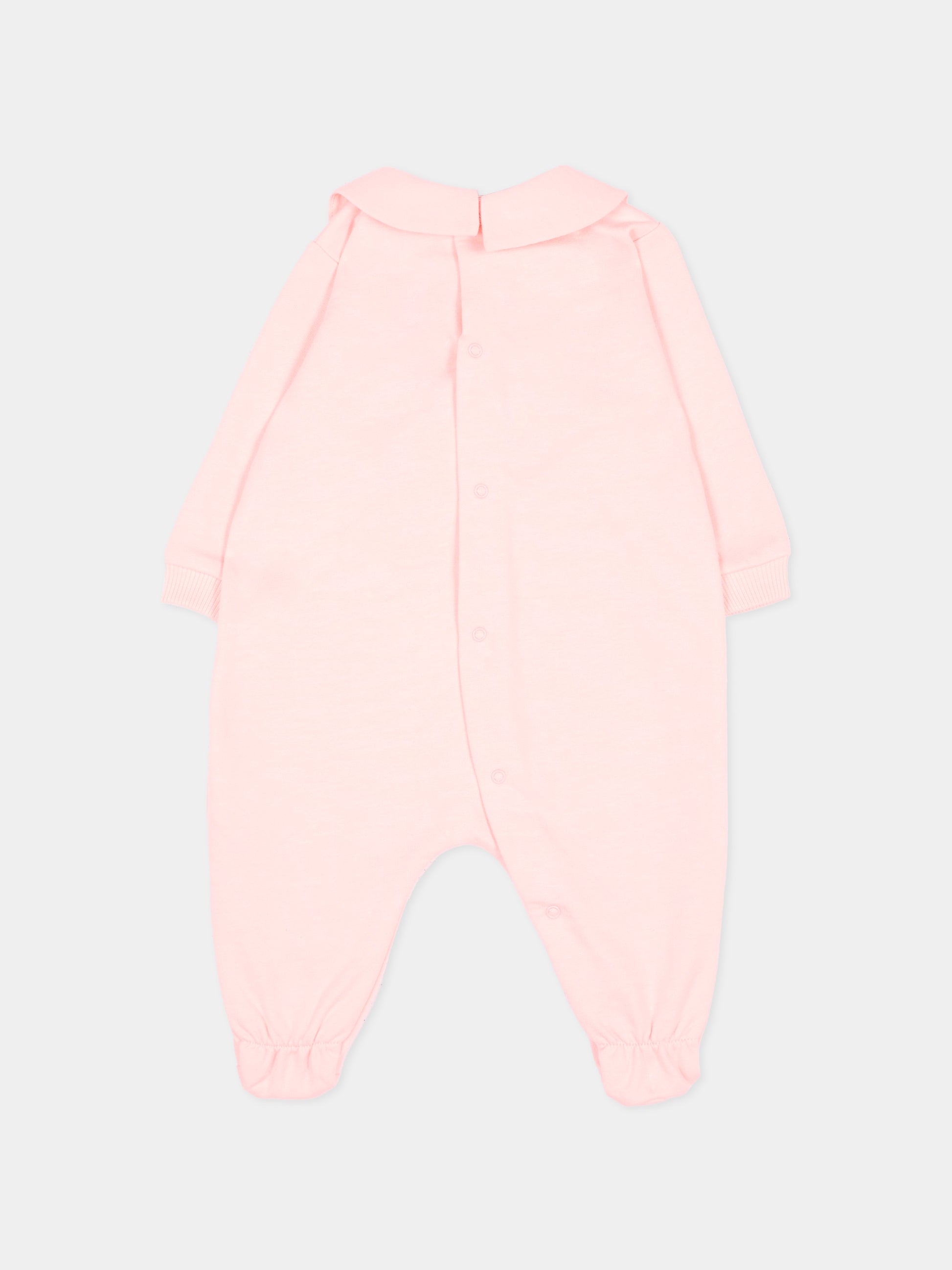 Set tutina rosa per neonata con Teddy Bear,Moschino Kids,MUY09P LCA40 50209