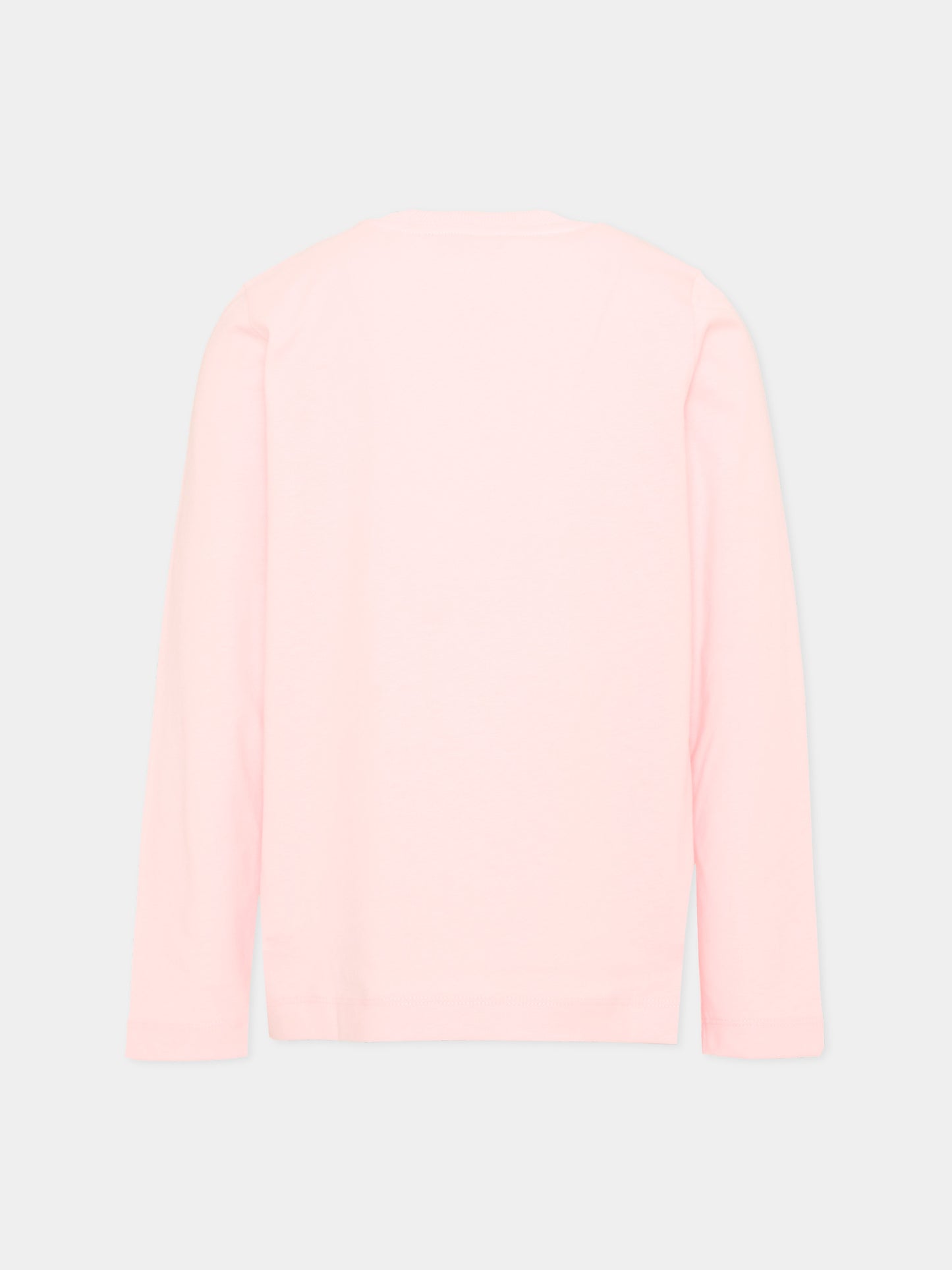 T-Shirt rosa per bambina con Teddy Bear,Moschino Kids,HZO00J LAA20 50209