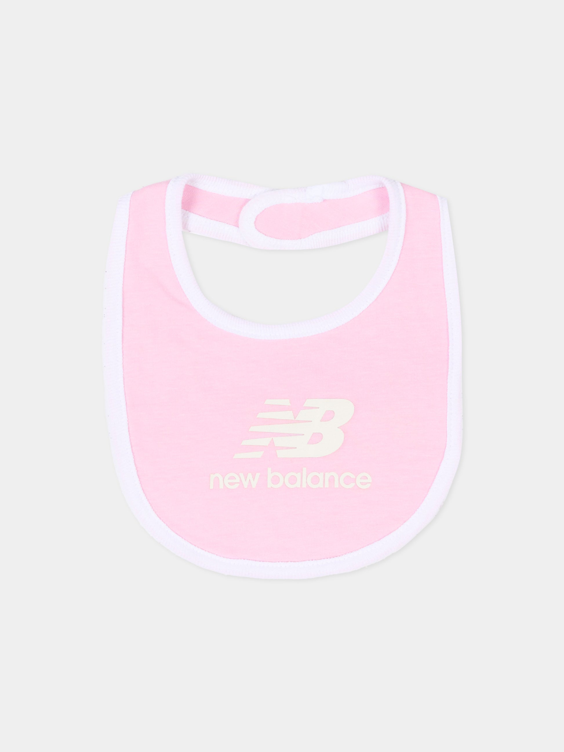 Set accessori rosa per neonata con logo,New Balance,LAKB0105 LLS